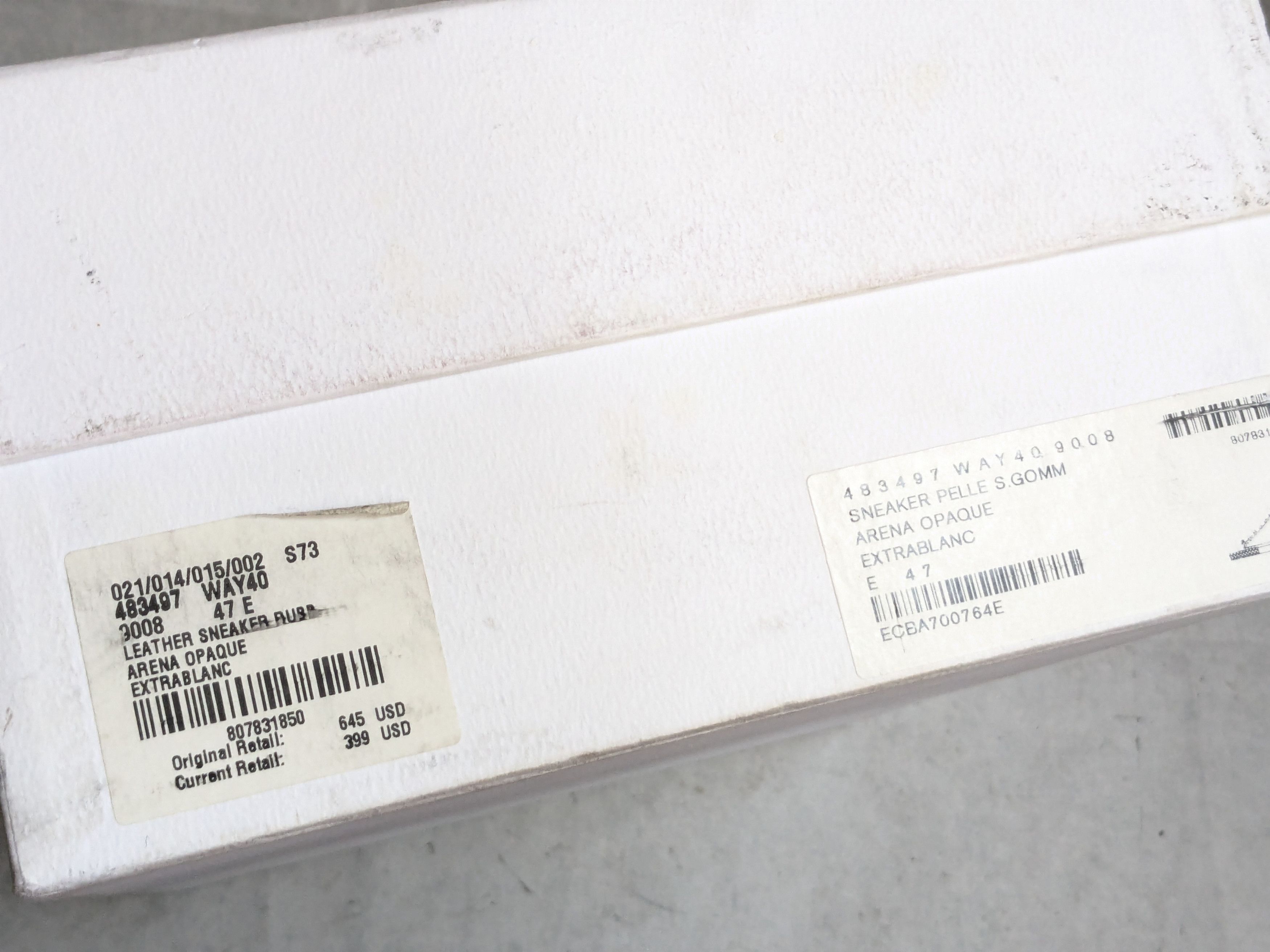Balenciaga Balenciaga Arena Sneakers White High Tops Leather 14 47 Size US 14 / EU 47 - 19 Thumbnail