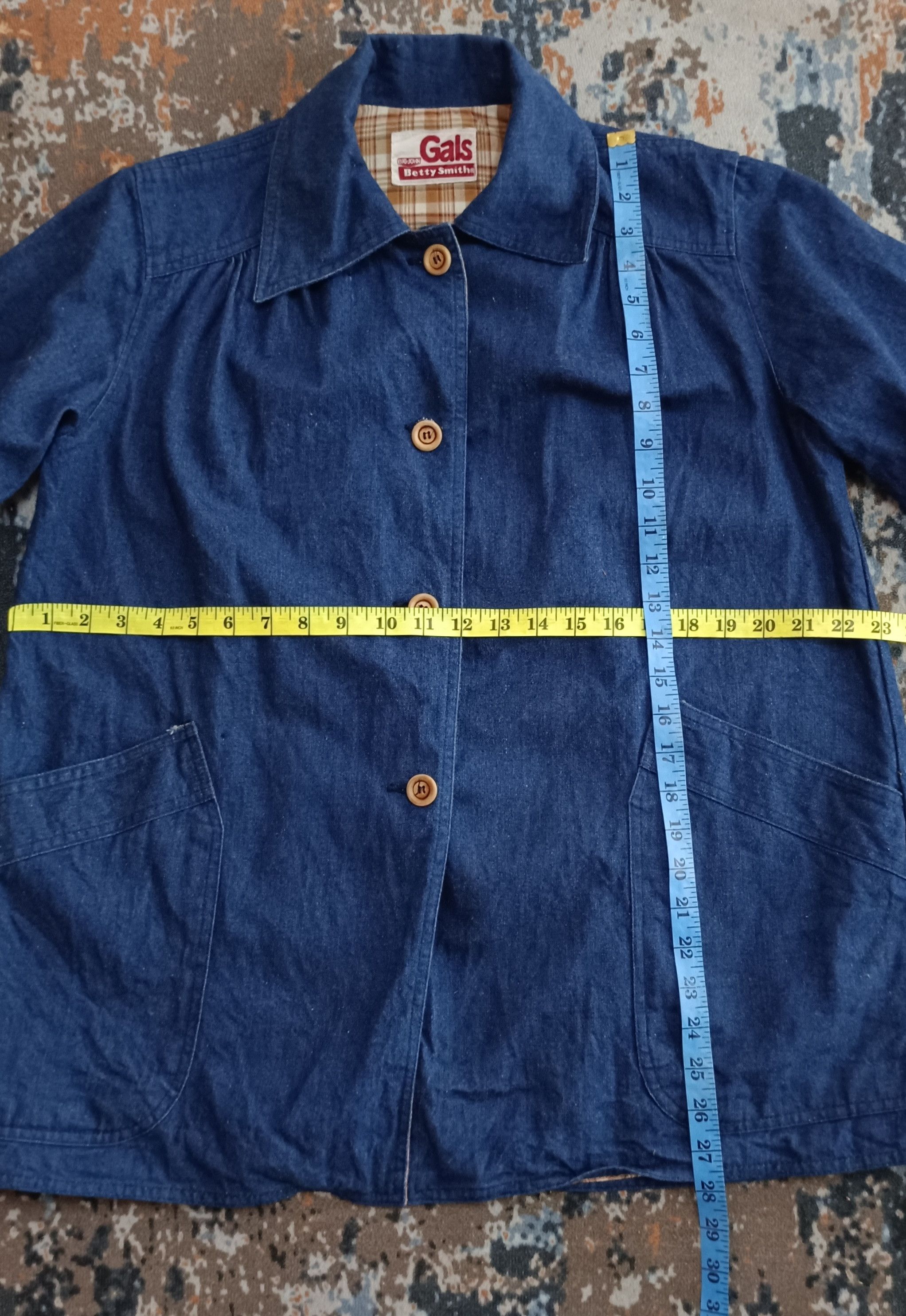 Big John Vintage🔥🔥Big John Gals Workwear Denim Jacket Size US XL / EU 56 / 4 - 16 Thumbnail