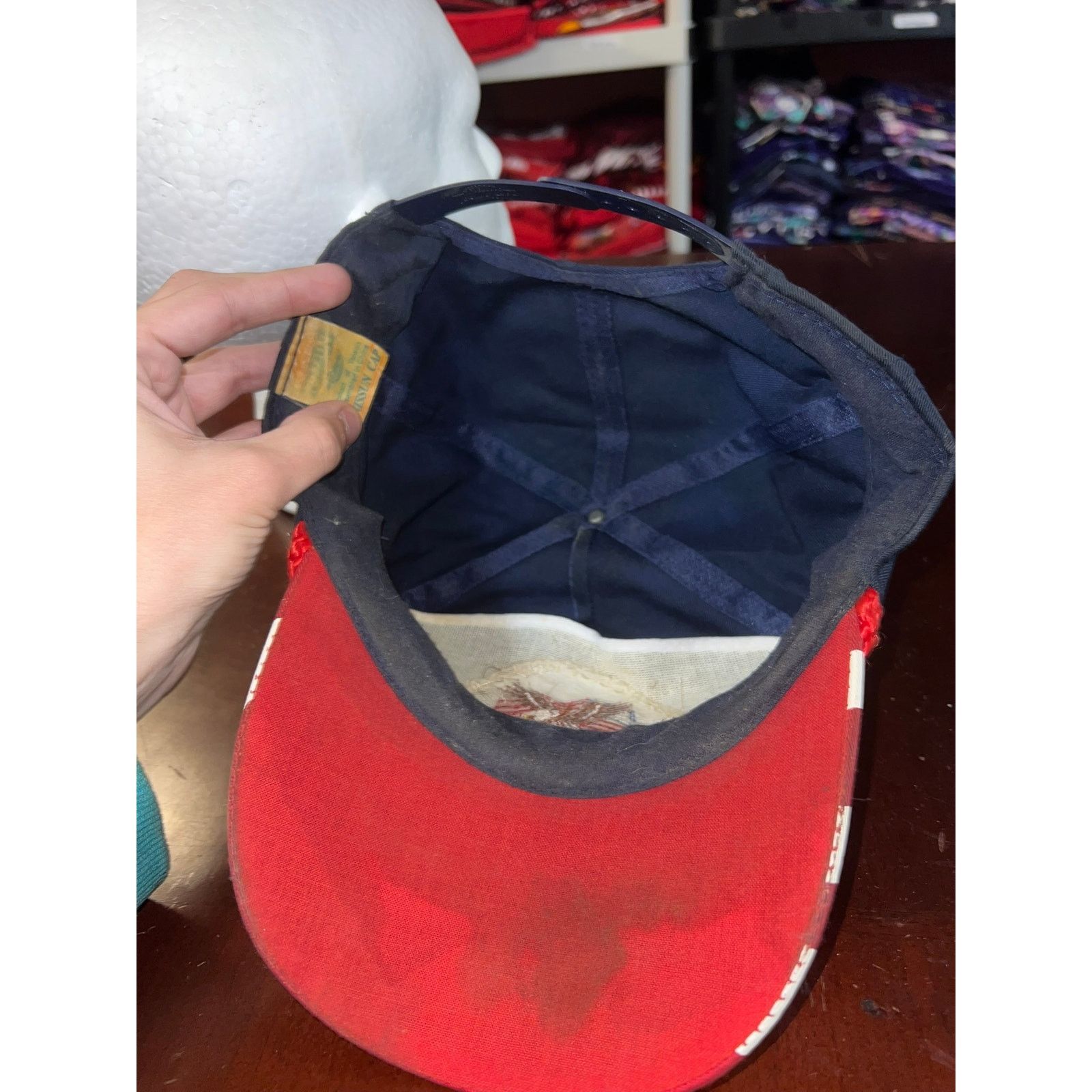 Vintage Vintage America Hat The Price Of Freedom Is Not Free Cap Size ONE SIZE - 7 Thumbnail