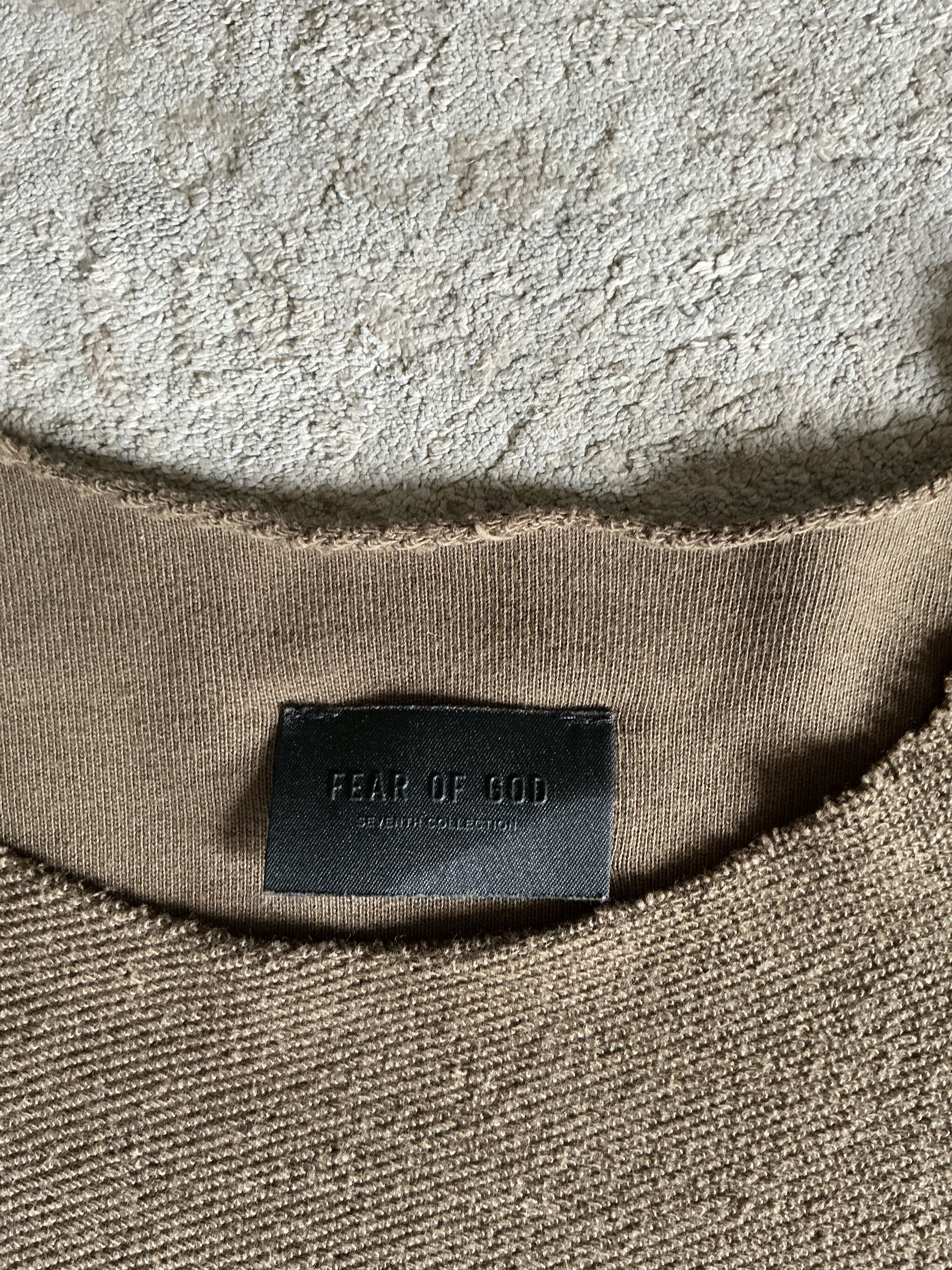 Fear of God Fear of God knitted short sleeve T-shirt mocha brown Size US L / EU 52-54 / 3 - 3 Thumbnail