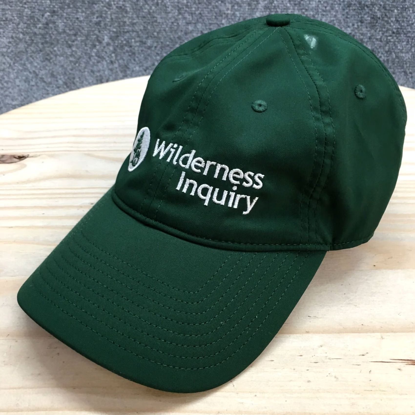 Vintage Wilderness inquiry The Game Baseball Cap Hat Mens One Size Green Adjustable Embroidered Size ONE SIZE - 2 Thumbnail