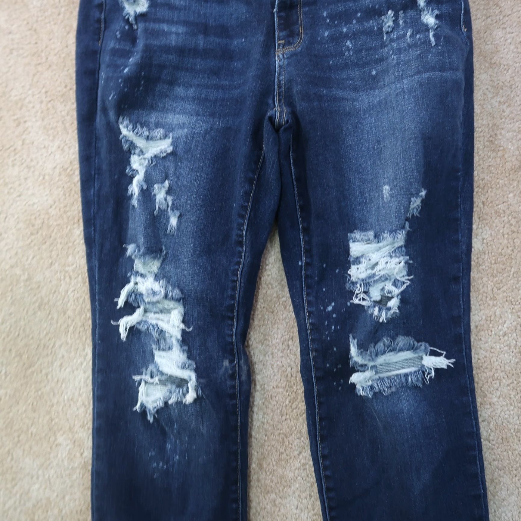 Denime Judy Blue Jeans Women's 13/31 Boyfriend Fit Denim Mid Rise Blue Stretch 5-Pocket Classic Cotton Blend Size 34" / US 12 / IT 48 - 2 Thumbnail