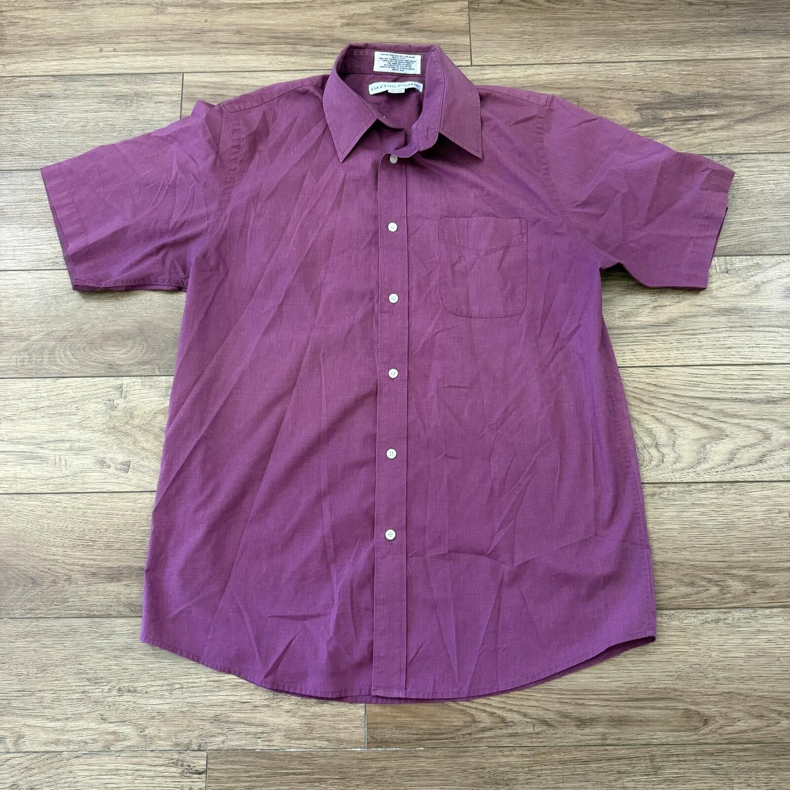 Other Vintage 90s Irvine Park Wine Purple Button Up Shirt Size US L / EU 52-54 / 3 - 1 Thumbnail