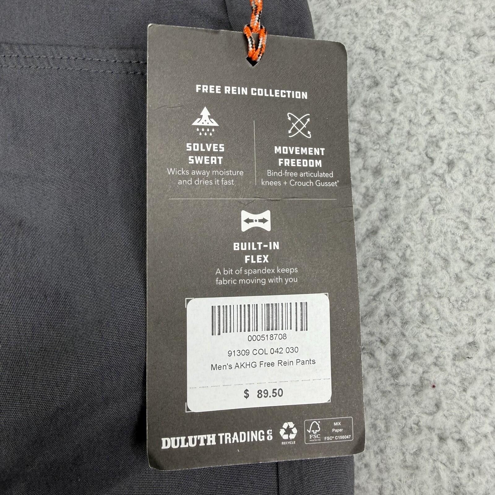 Duluth Trading Company NWT Duluth Alaskan Hardgear AKHG Gray Pants Men's 42x30 Size US 42 / EU 58 - 4 Thumbnail