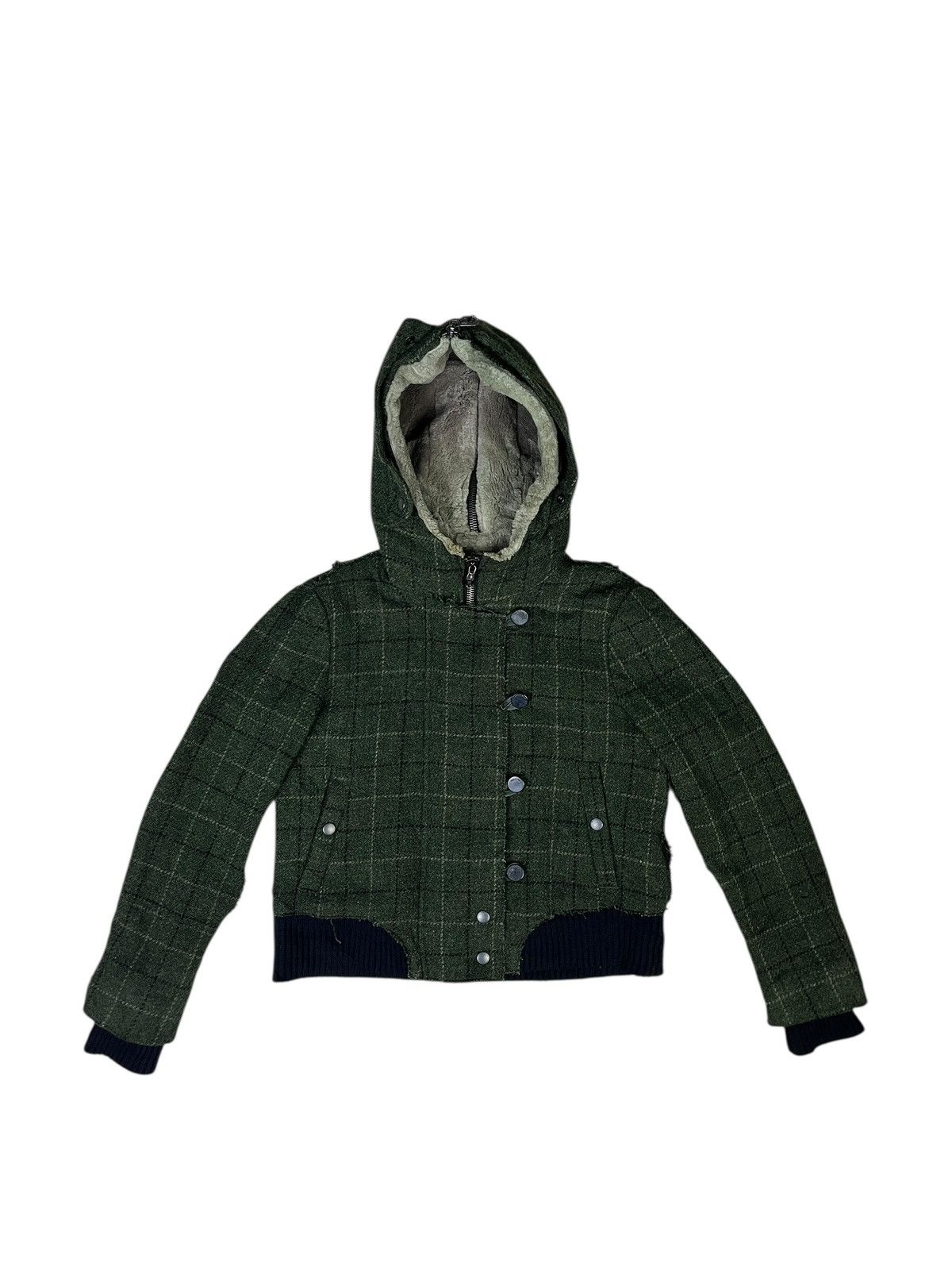Harris Tweed Rag & Bone Harris Tweed Lampo Zipper Italian Lamb Shearling Size XS / US 0-2 / IT 36-38 - 1 Thumbnail