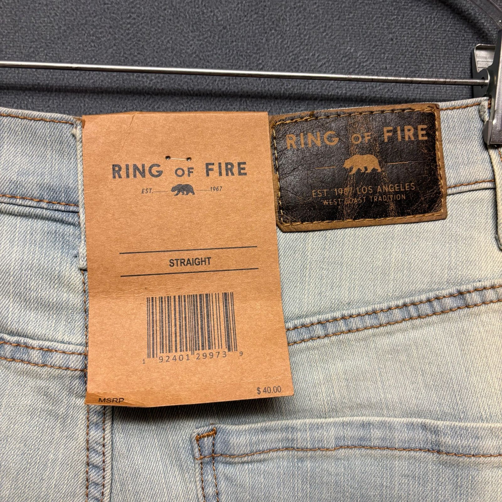 Ring Of Fire Ring Of Fire Distress Ripper Jorts Denim Shorts Blue Bleach Size US 30 / EU 46 - 8 Thumbnail