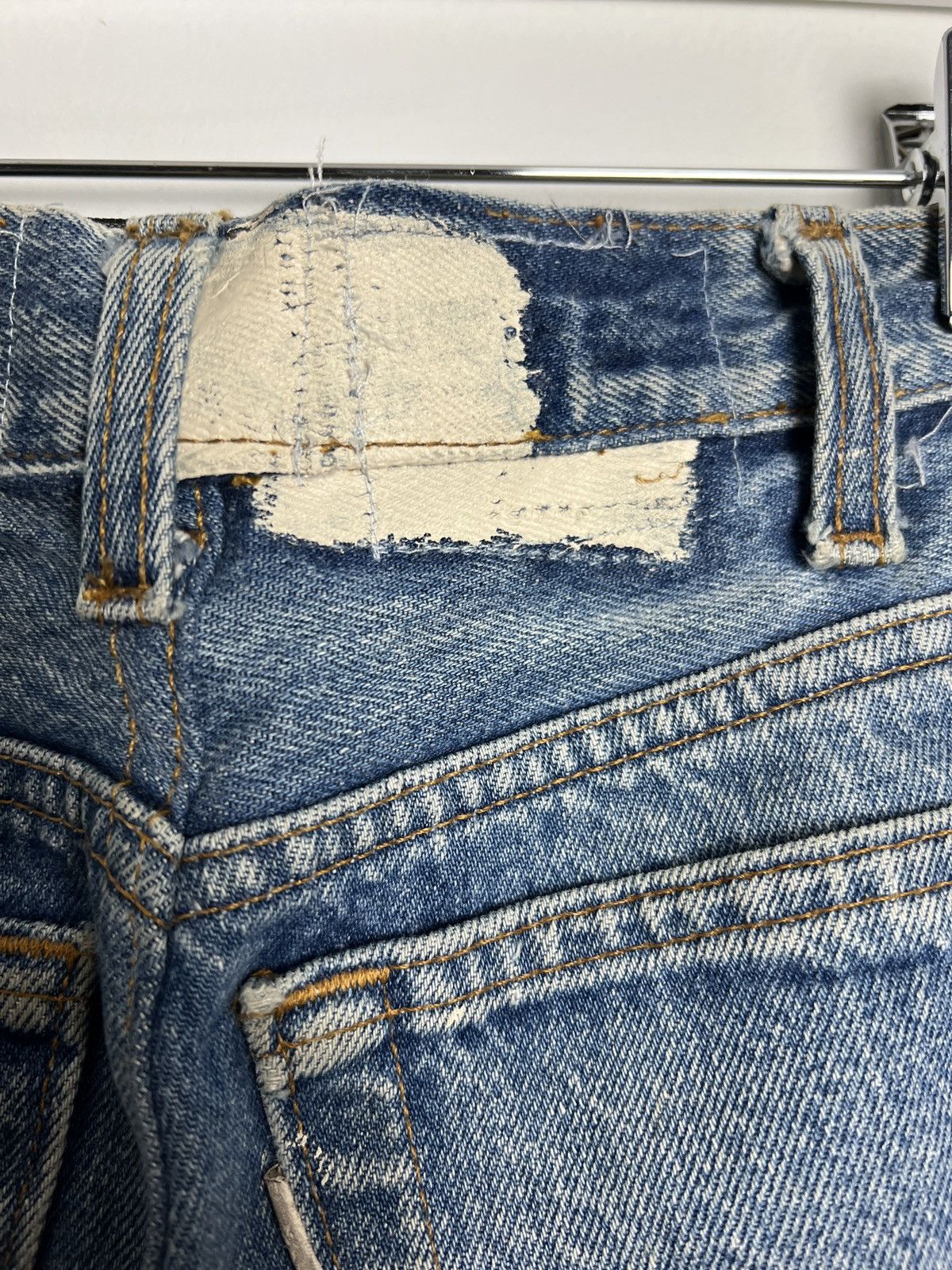 Gallery Dept. Paint Splatter Straight-Leg Distressed Jeans Size 24" / US 00 / IT 34 - 10 Thumbnail