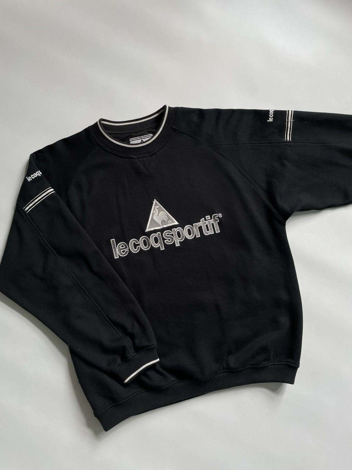 Le Coq Sportif × Vintage Lecoqsportif big logo vintage casual sweatshirt Size US L / EU 52-54 / 3 - 2 Thumbnail