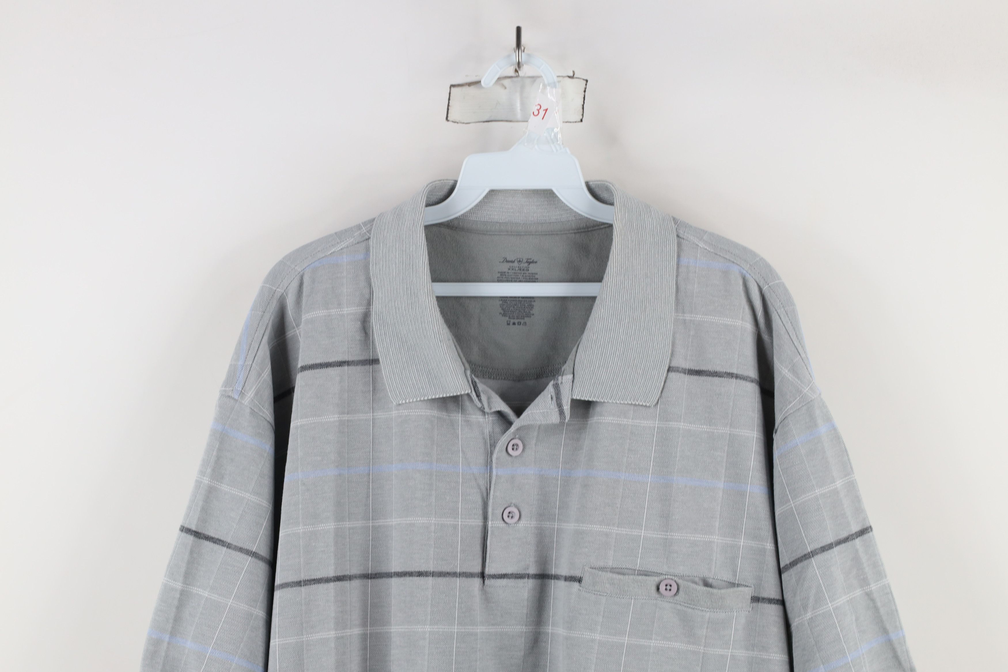 Vintage Vintage 90s Y2K Streetwear Knit Collared Pullover Polo Shirt Size US XXL / EU 58 / 5 - 2 Thumbnail
