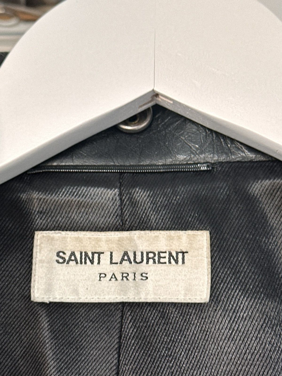 Saint Laurent Paris Studded leather jacket Size US M / EU 48-50 / 2 - 5 Thumbnail