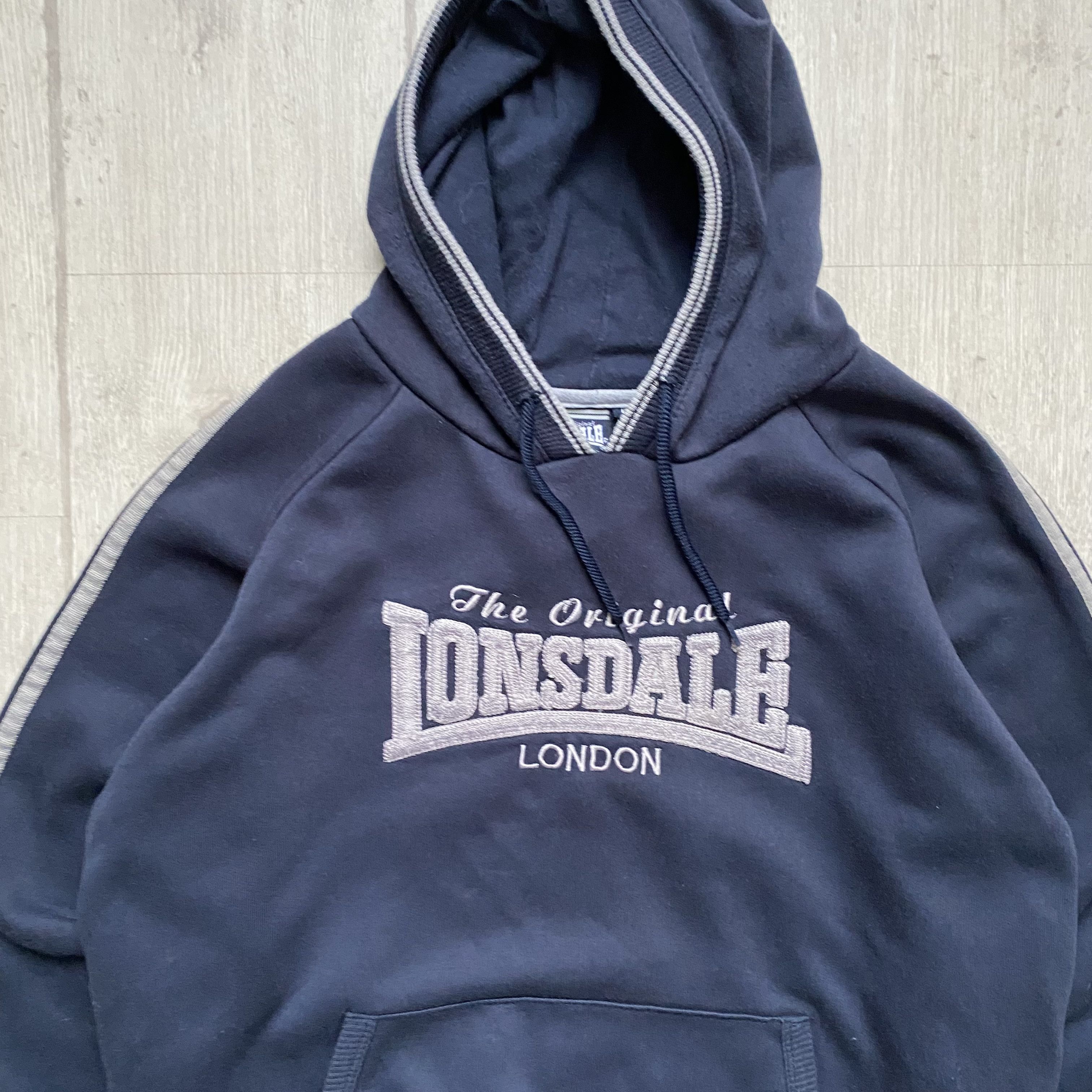 Lonsdale Vintage 00s Lansdale Boxy hoodie Y2K Umbro Tapoun Nike Size US L / EU 52-54 / 3 - 3 Thumbnail
