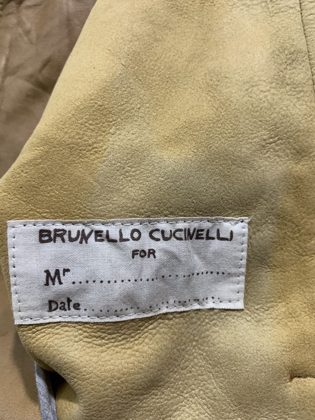 Brunello Cucinelli 🔥BRUNELLO CUCINELLI VERA PELLE LEATHER BIKERS JACKETS Size US M / EU 48-50 / 2 - 10 Thumbnail