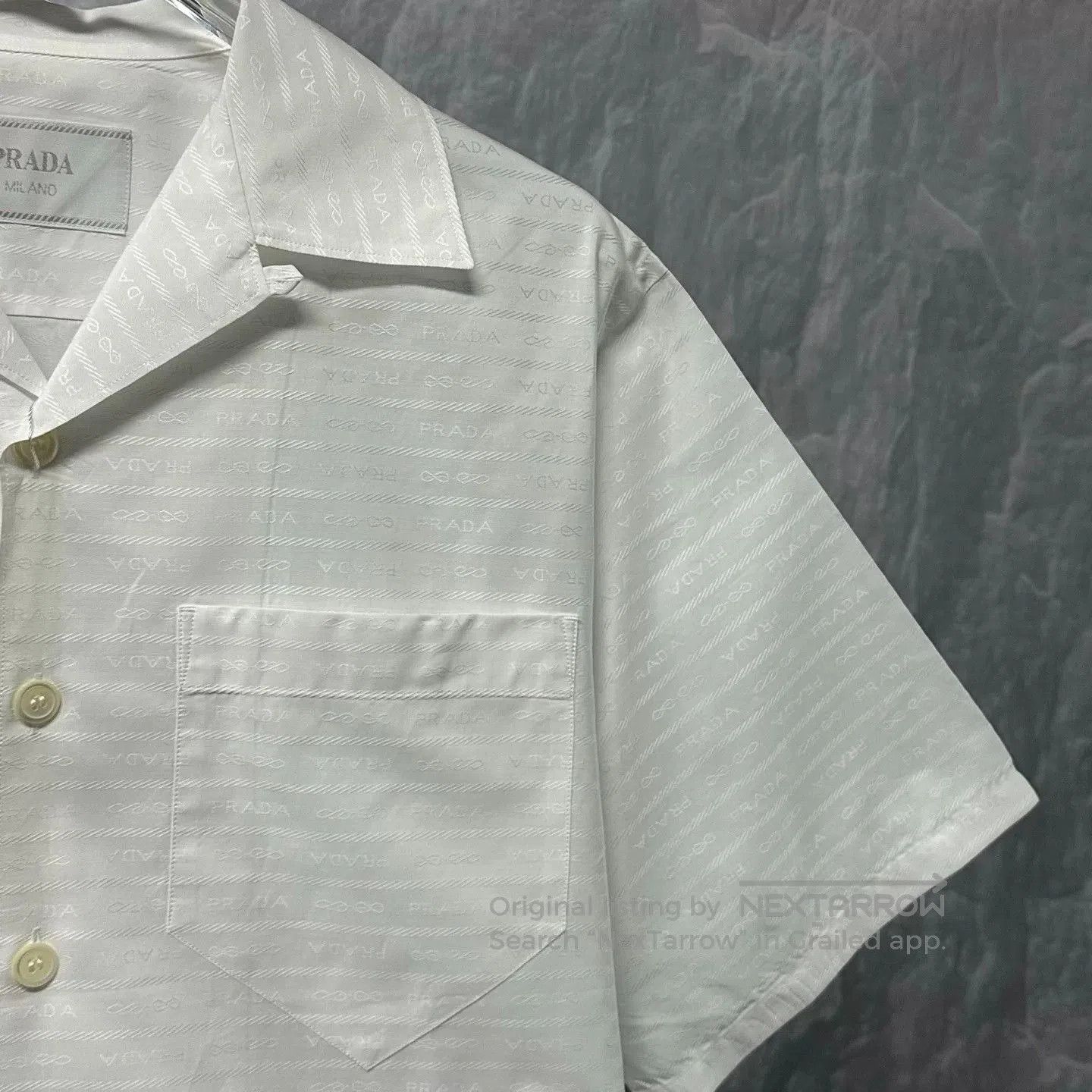 Prada prada short sleeve pocket printed shirt. Size US M / EU 48-50 / 2 - 3 Thumbnail