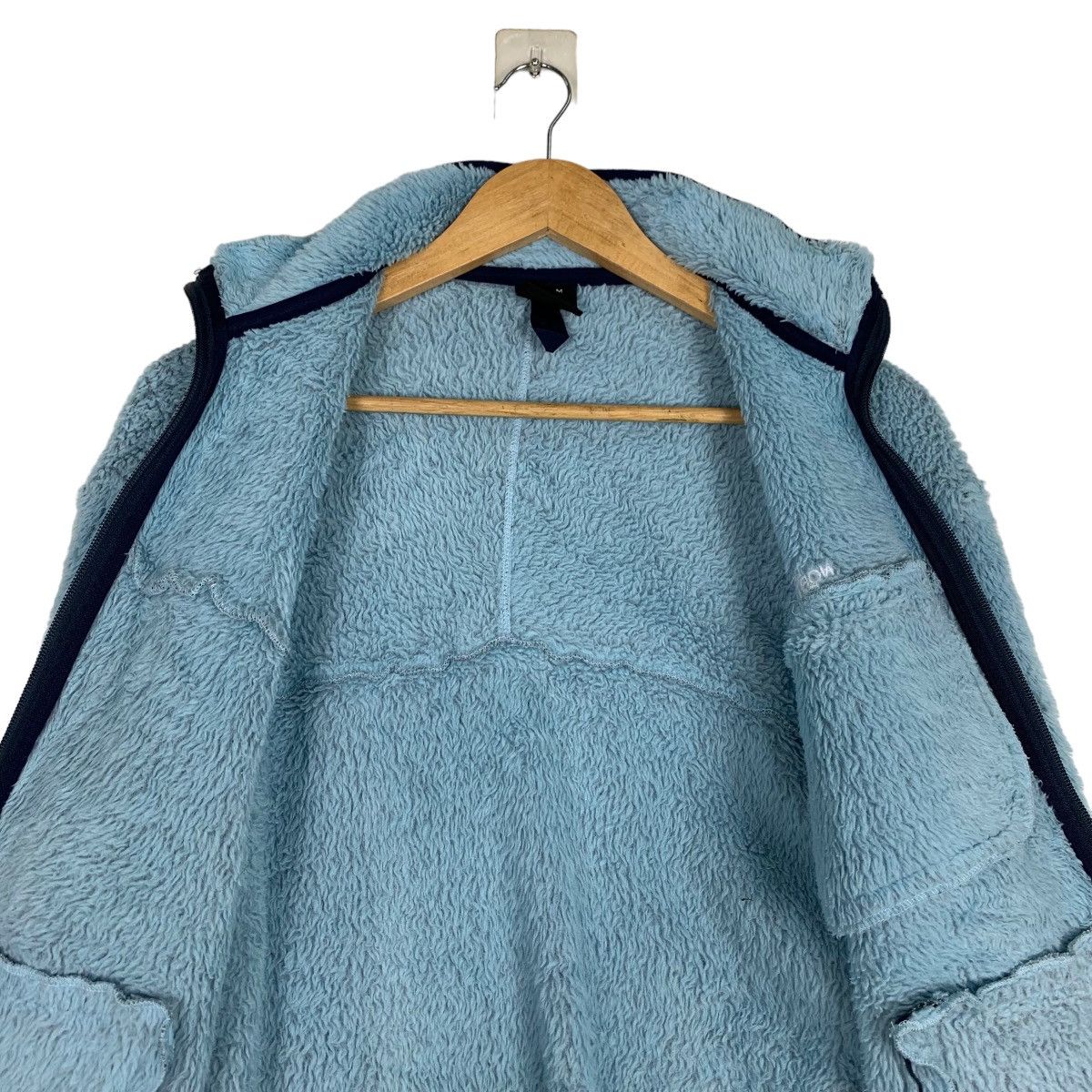 Polartec × The North Face THE NORTH FACE Polartec Light Blue Fleece Jacket #0988-C44 Size US M / EU 48-50 / 2 - 12 Thumbnail