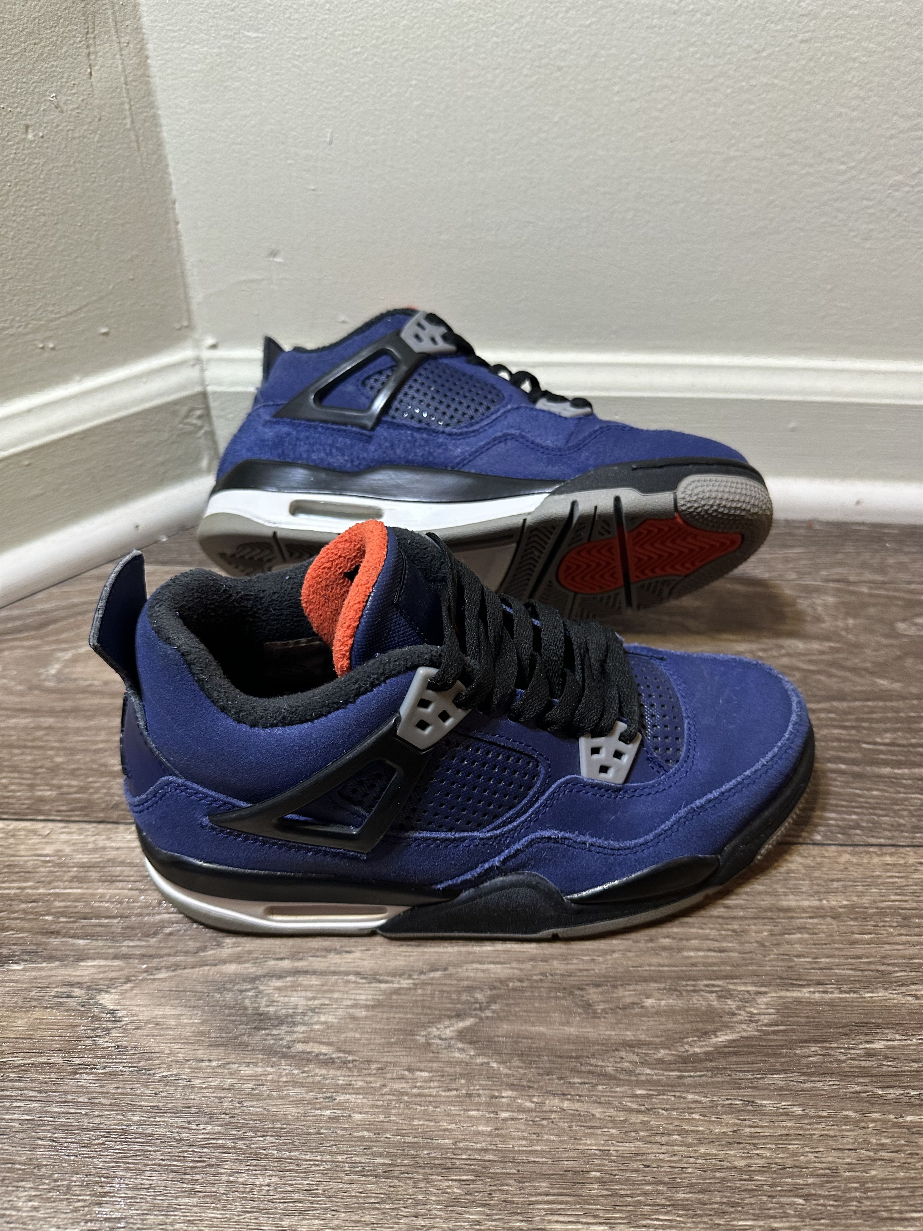 Jordan Brand Nike Air Jordan 4 Retro Winterized Blue GS CQ9745-401 5y Size US 5 / EU 37 - 4 Thumbnail