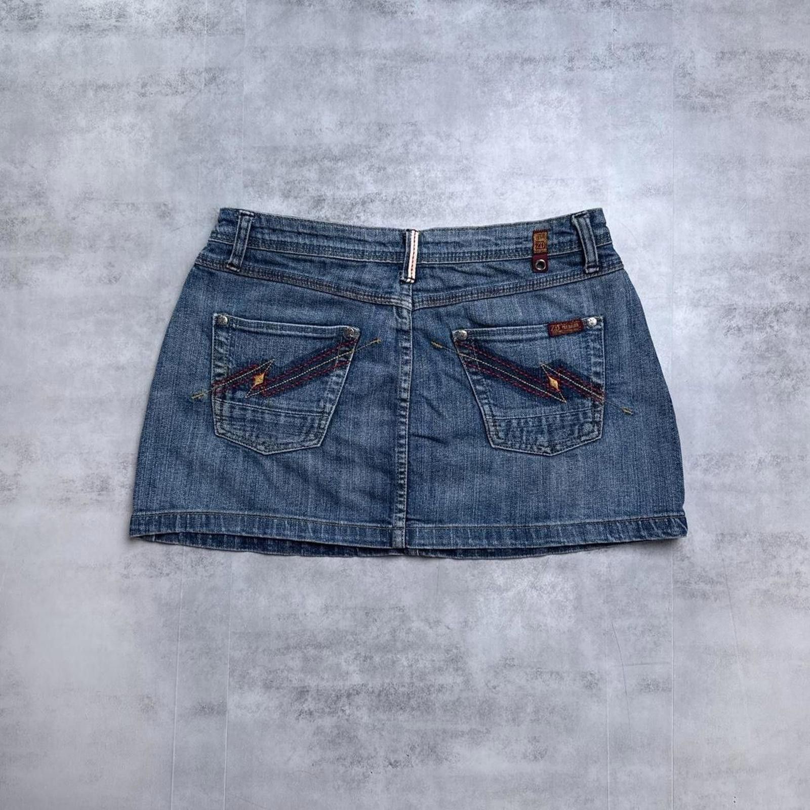 Other Y2K Zana Di Mini Denim Skirt Size 27" / US 4 / IT 40 - 4 Thumbnail