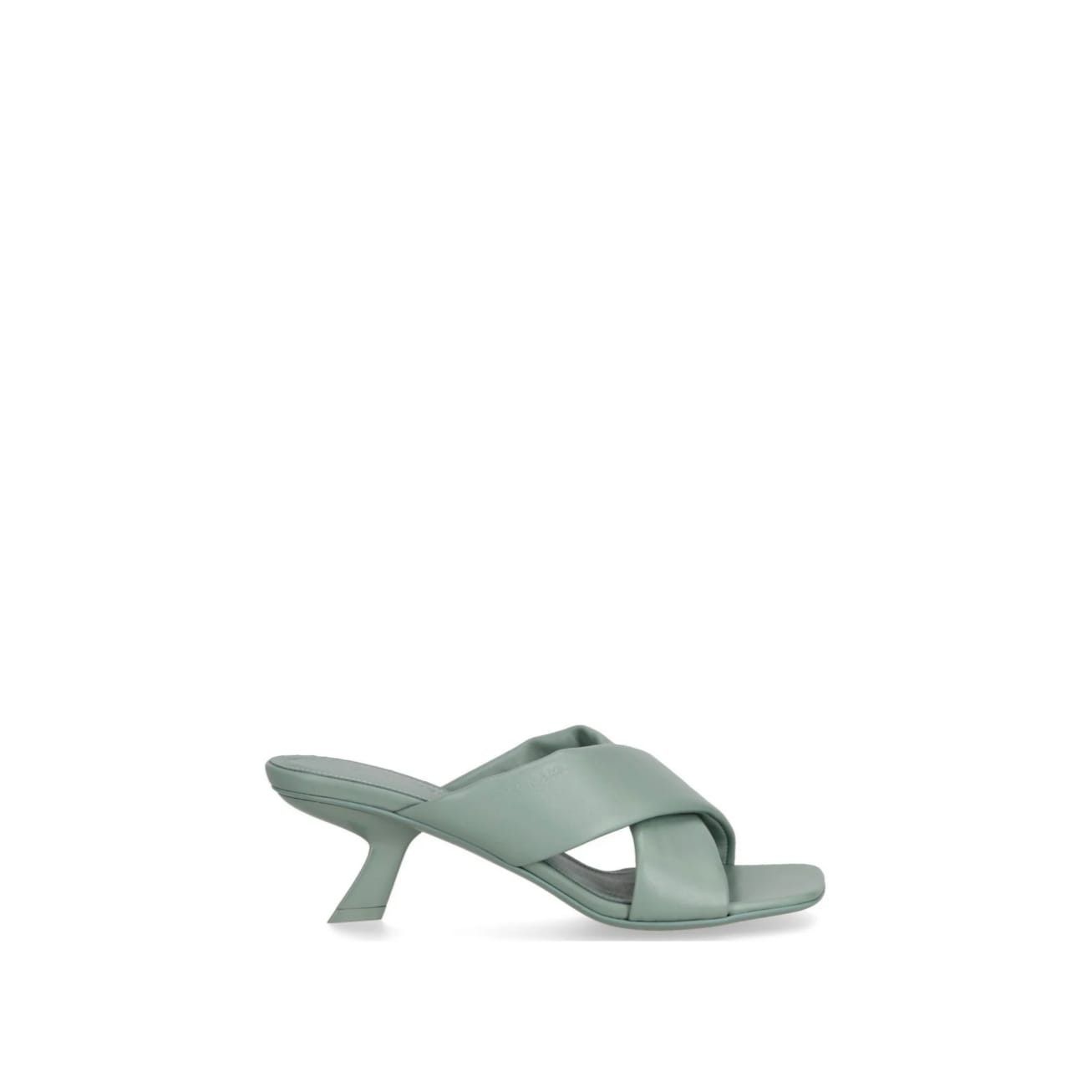 Salvatore Ferragamo o1s1rm0924 Aludra 55 Mules in Sage Green Size US 9.5 / IT 39.5 - 1 Thumbnail