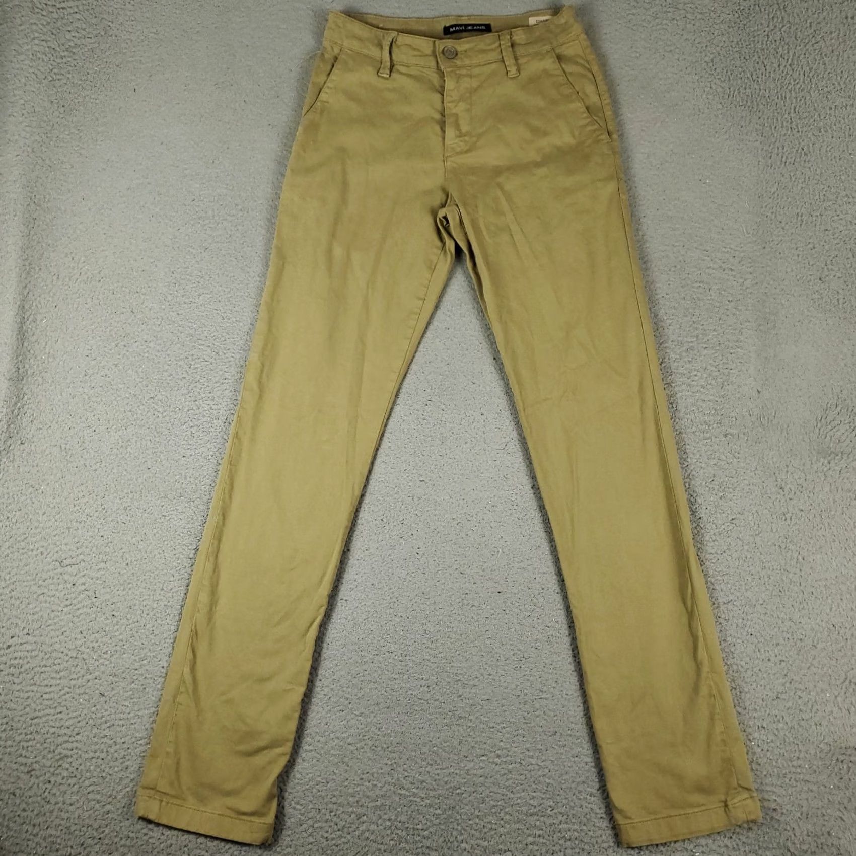 Mavi Mavi Pants Mens Size 28x34 Beige Edward Slim Leg Flat Front Chino Trousers Size US 28 / EU 44 - 2 Thumbnail
