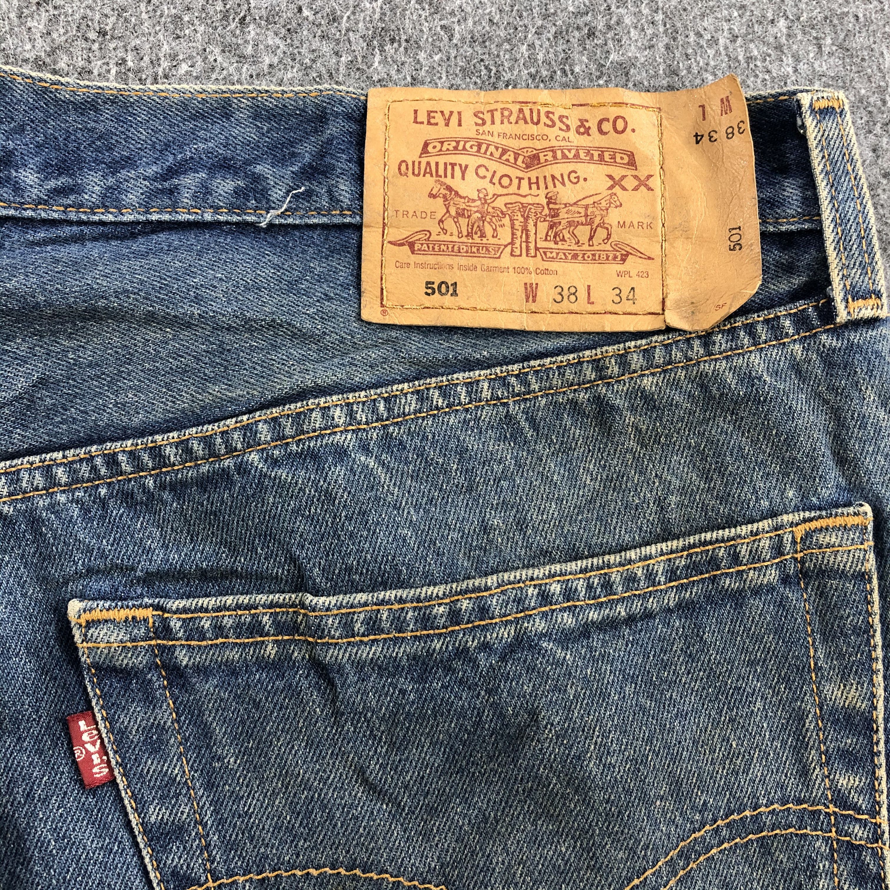 Levi's 90s Vintage Levis 501 Jeans- J1365 Size US 39 - 5 Thumbnail