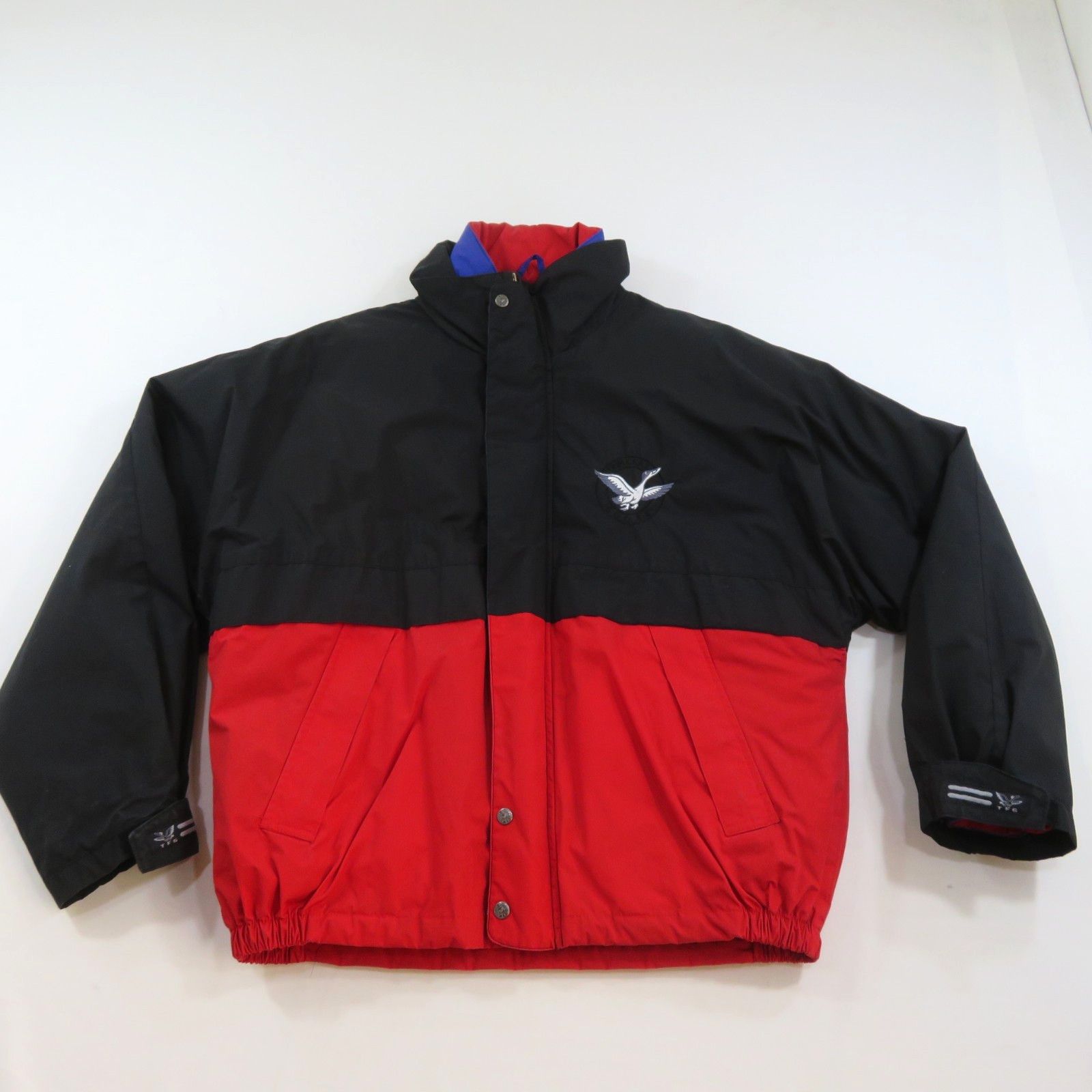 Vintage Triple Fat Goose Down Black Puffer Jacket Ski Sz L 1990s, Men's — image 2 of 6