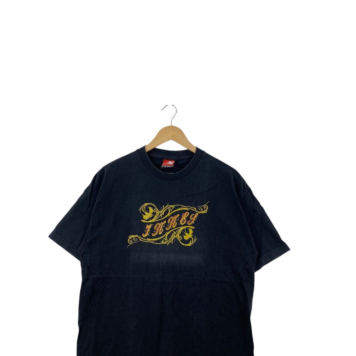 Vintage Vintage 90s INNES SKATEBOARD Sun Faded Box Logo Tee Shirt Size US L / EU 52-54 / 3 - 2 Thumbnail