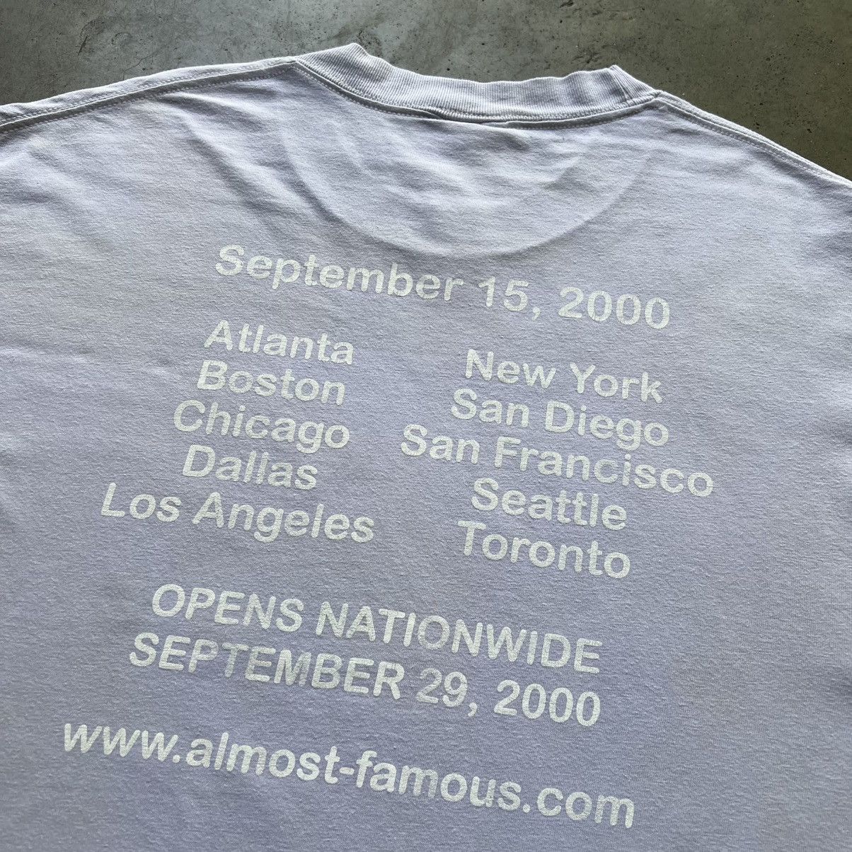 Hanes VTG 2000 Y2K Almost Famous Movie Promo Tee Shirt Size US L / EU 52-54 / 3 - 5 Thumbnail
