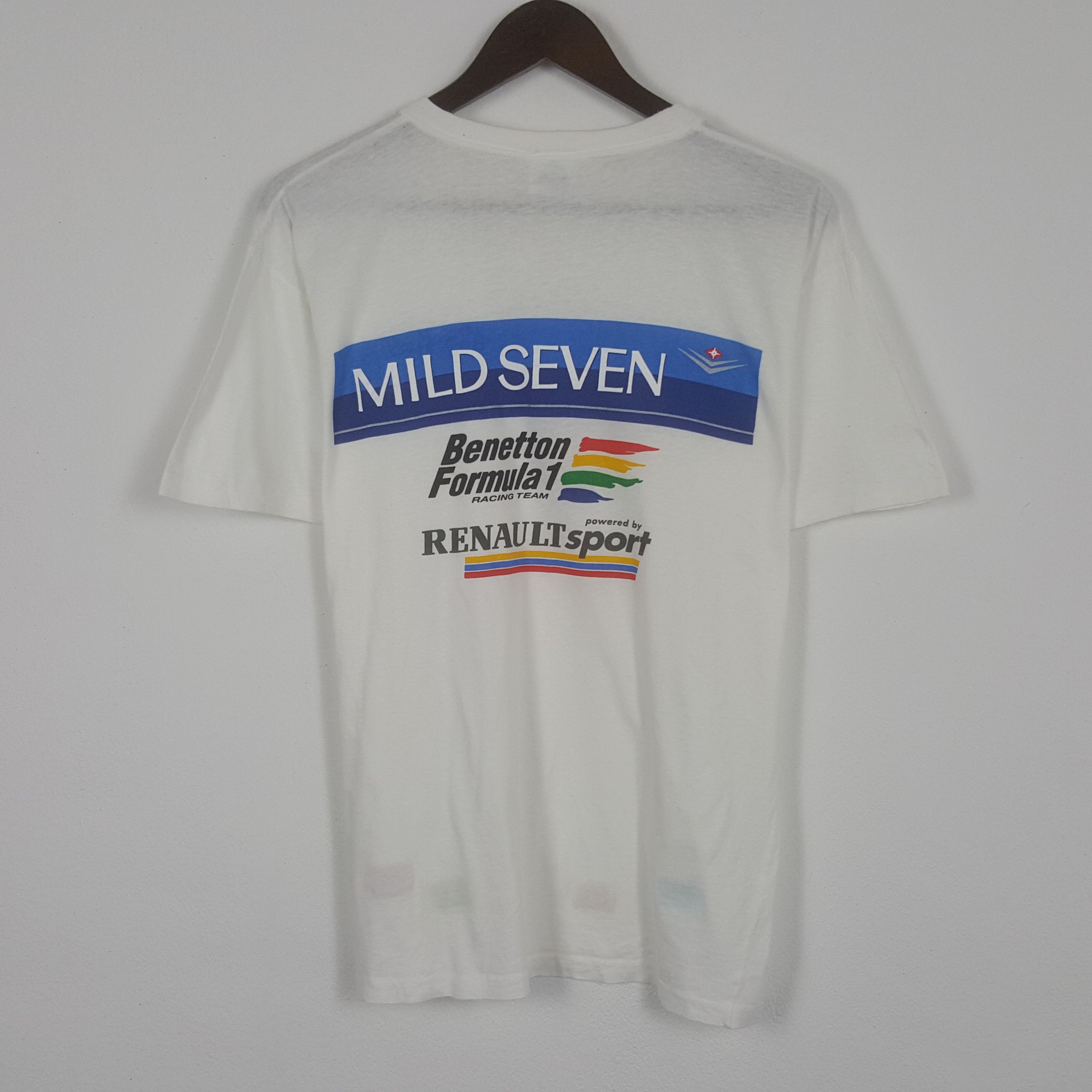Benetton × Vintage Vintage Benetton Formula 1 Racing Team Tshirt Size US L / EU 52-54 / 3 - 1 Thumbnail