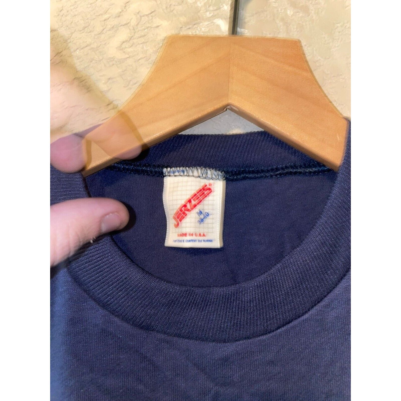 Jerzees Vintage Blue Ridge Mountains Shirt VA Virginia Tee 90s M Size US M / EU 48-50 / 2 - 7 Thumbnail