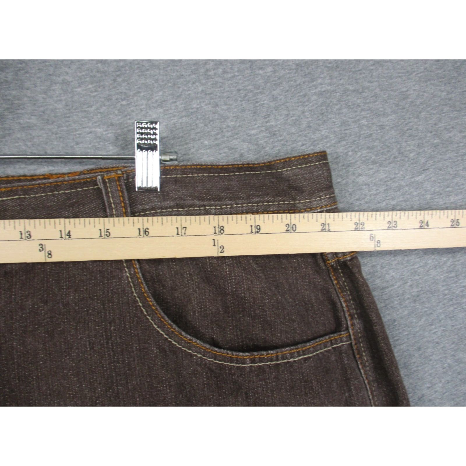 Vintage Vintage Makaveli Branded Jeans 42 Tupac Shakur Hip Hop Wide Leg Grunge Baggy Jeans Size 42 Brown Mens Regular 5-Pocket Denim Cotton Logo Belt Loops Size US 42 / EU 58 - 4 Thumbnail