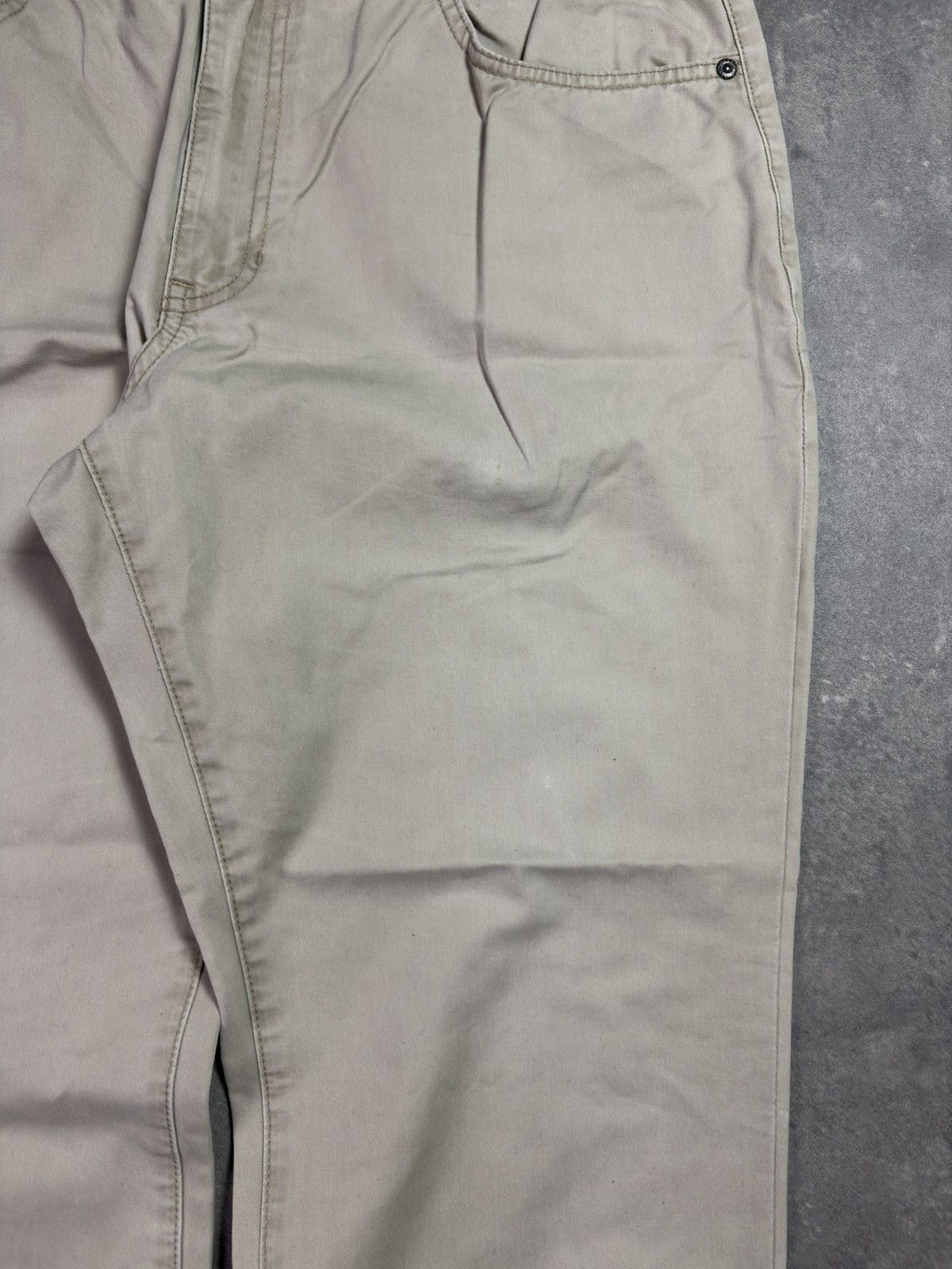Yves Saint Laurent Yves Saint Laurent YSL Back Logo Beige Trousers Pants 34 Size US 34 / EU 50 - 5 Thumbnail