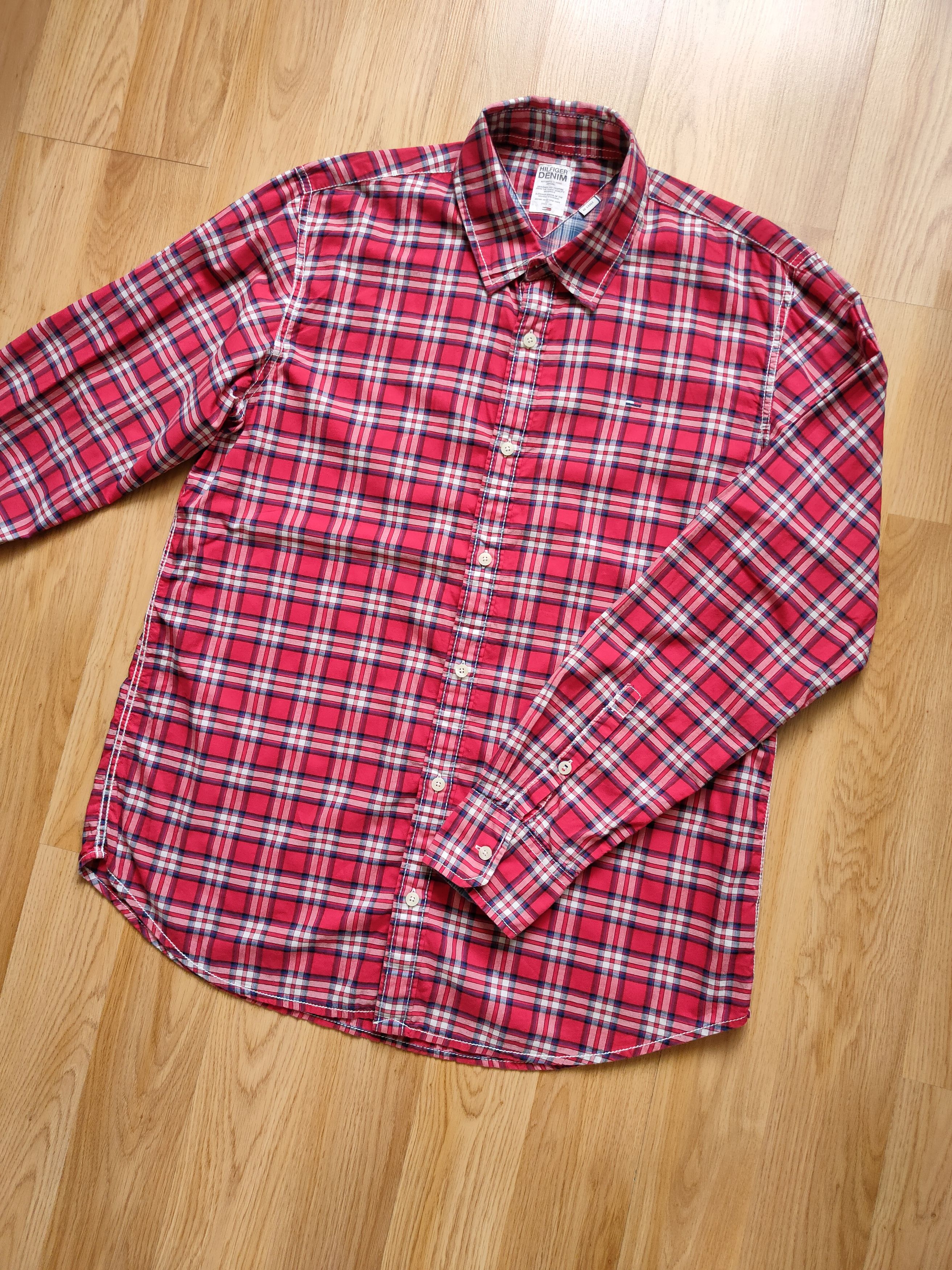 Tommy Hilfiger Tommy Hilfiger Shirt Denim Hilfiger Shirt TH Size US XL / EU 56 / 4 - 9 Thumbnail