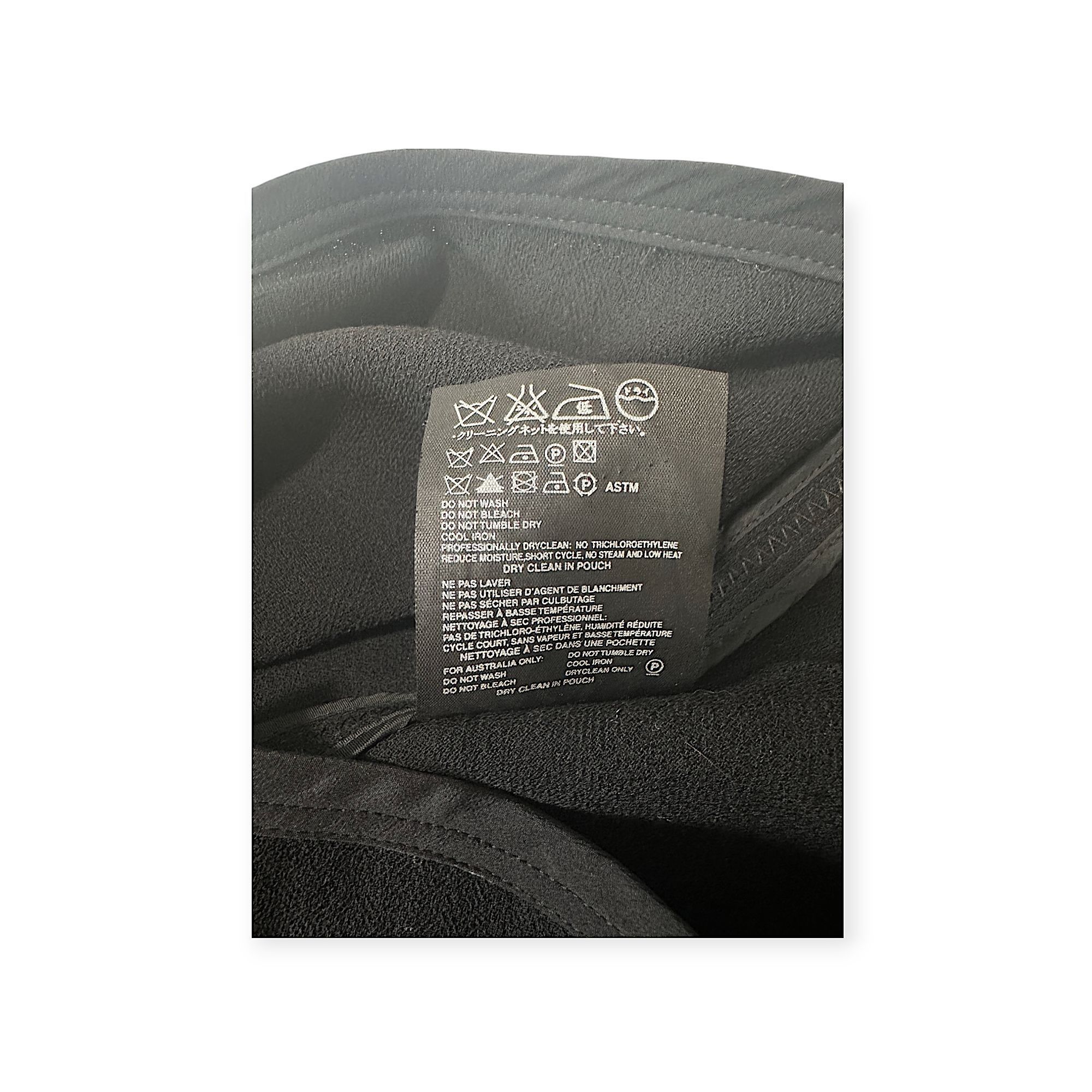 Prada Prada Black Wool A-Line Skirt IT 46 / US 10 Ribbon Bow Trim Size 32" / US 10 / IT 46 - 5 Thumbnail
