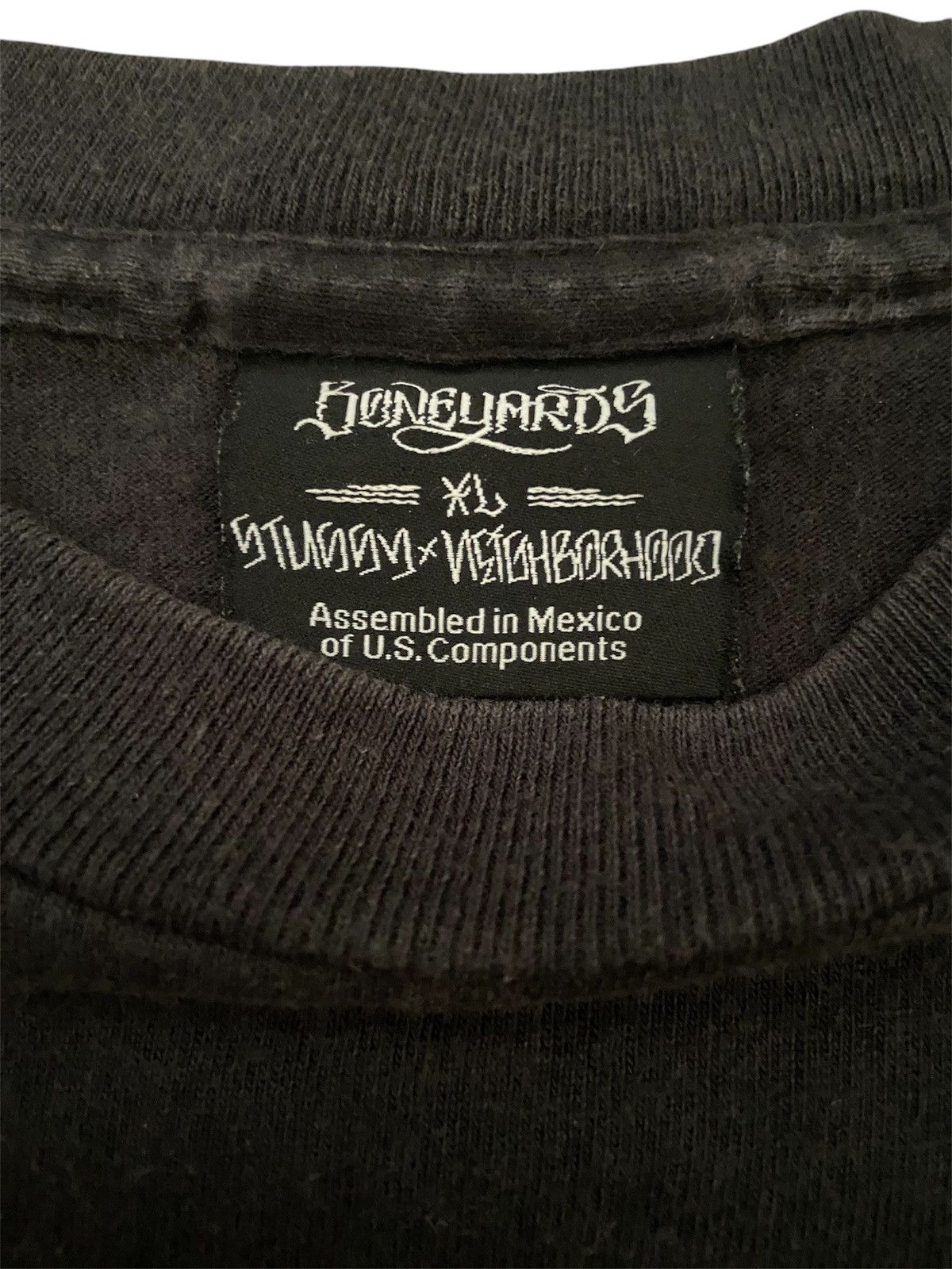 Neighborhood × Stussy Stussy x Neighborhood Boneyards Tee Size US XL / EU 56 / 4 - 4 Thumbnail