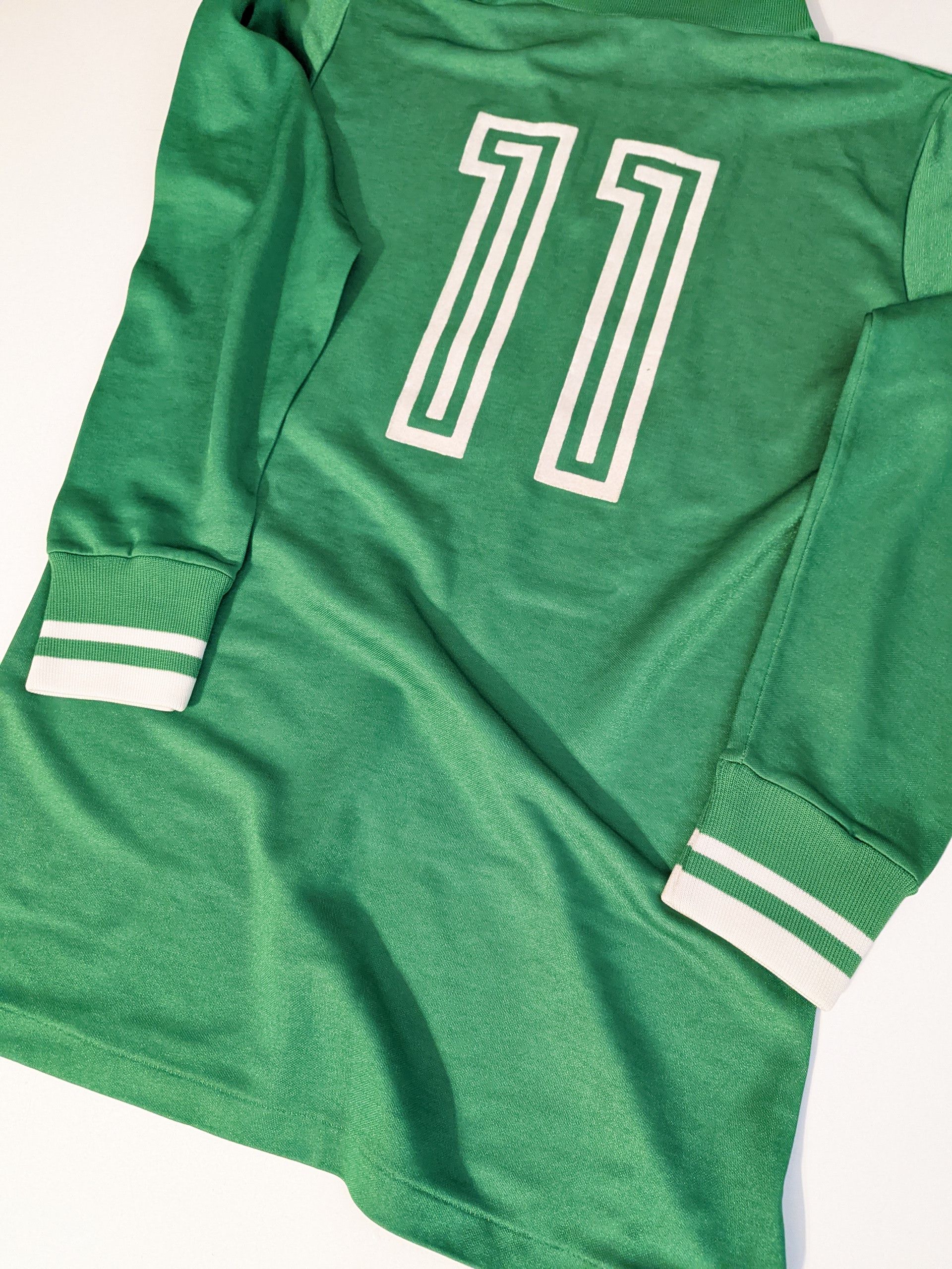 Erima Erima Vintage Football Shirt #11 Green West Germany 80s Size US S / EU 44-46 / 1 - 10 Thumbnail