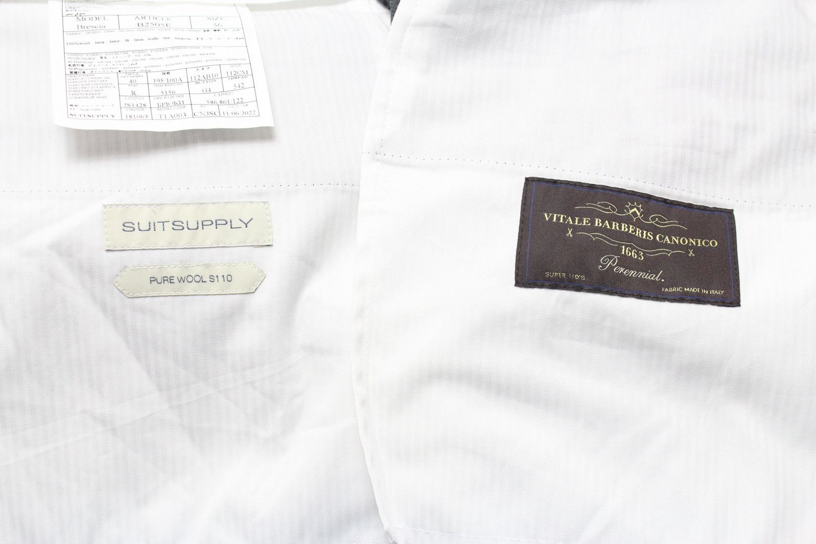 Suitsupply SUITSUPPLY Washington Notch Lapel Suit Men's UK 46 / UK 40 Size 40R - 11 Thumbnail