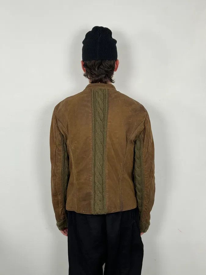 Emporio Armani AW2009 Emporio Armani Brown Leather Biker Jacket Size US M / EU 48-50 / 2 - 3 Thumbnail