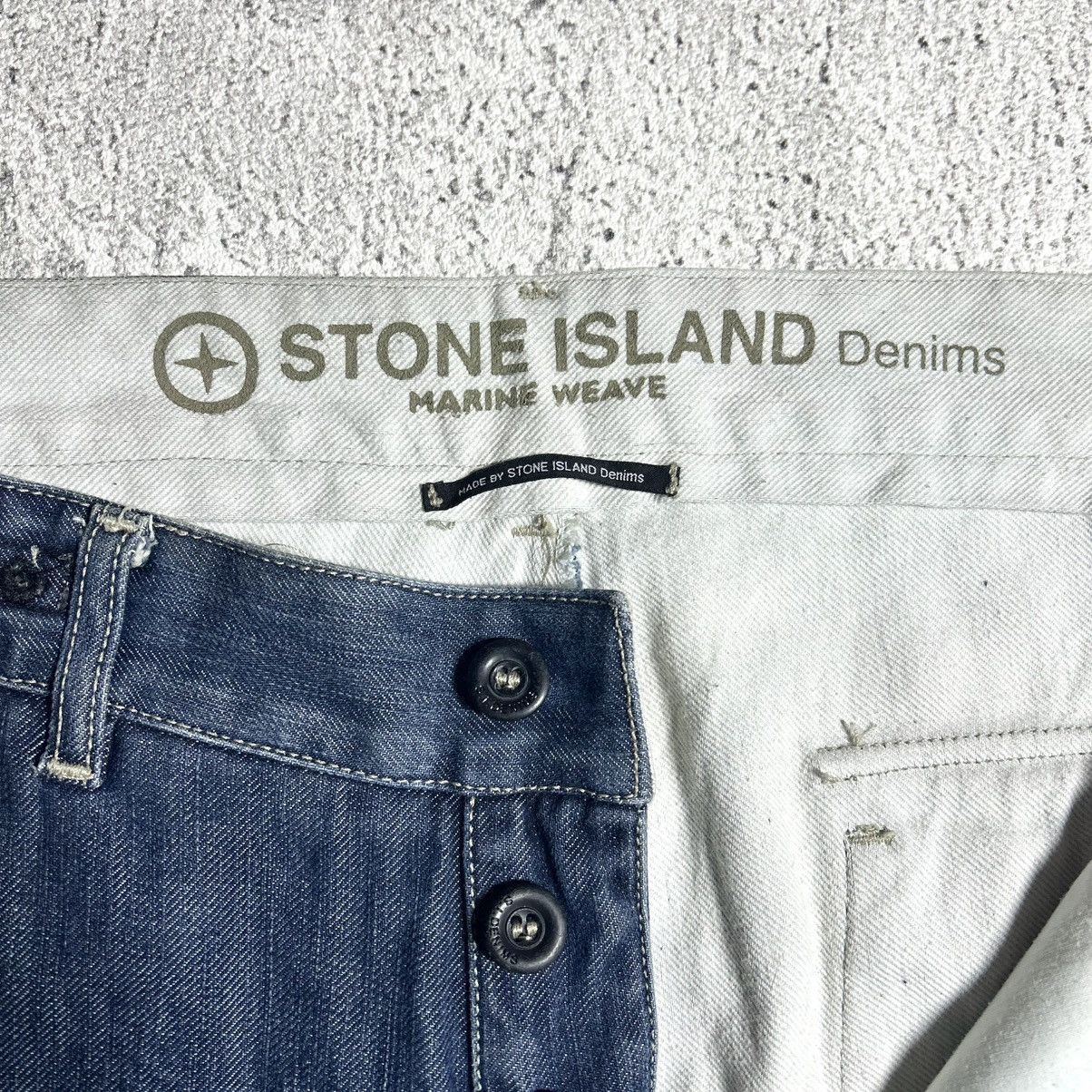 Stone Island Vintage 90s Stone Island Denim Pants Size US 34 / EU 50 - 10 Thumbnail