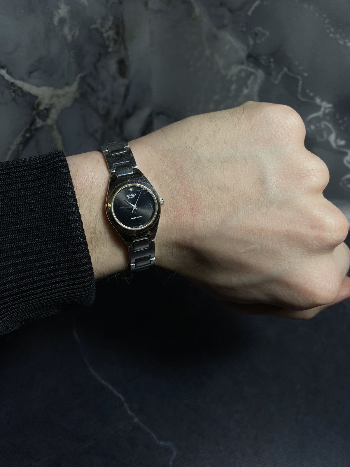 Casio Casio Simple Black Dial Watch, Japanese Brand Size ONE SIZE - 2 Thumbnail