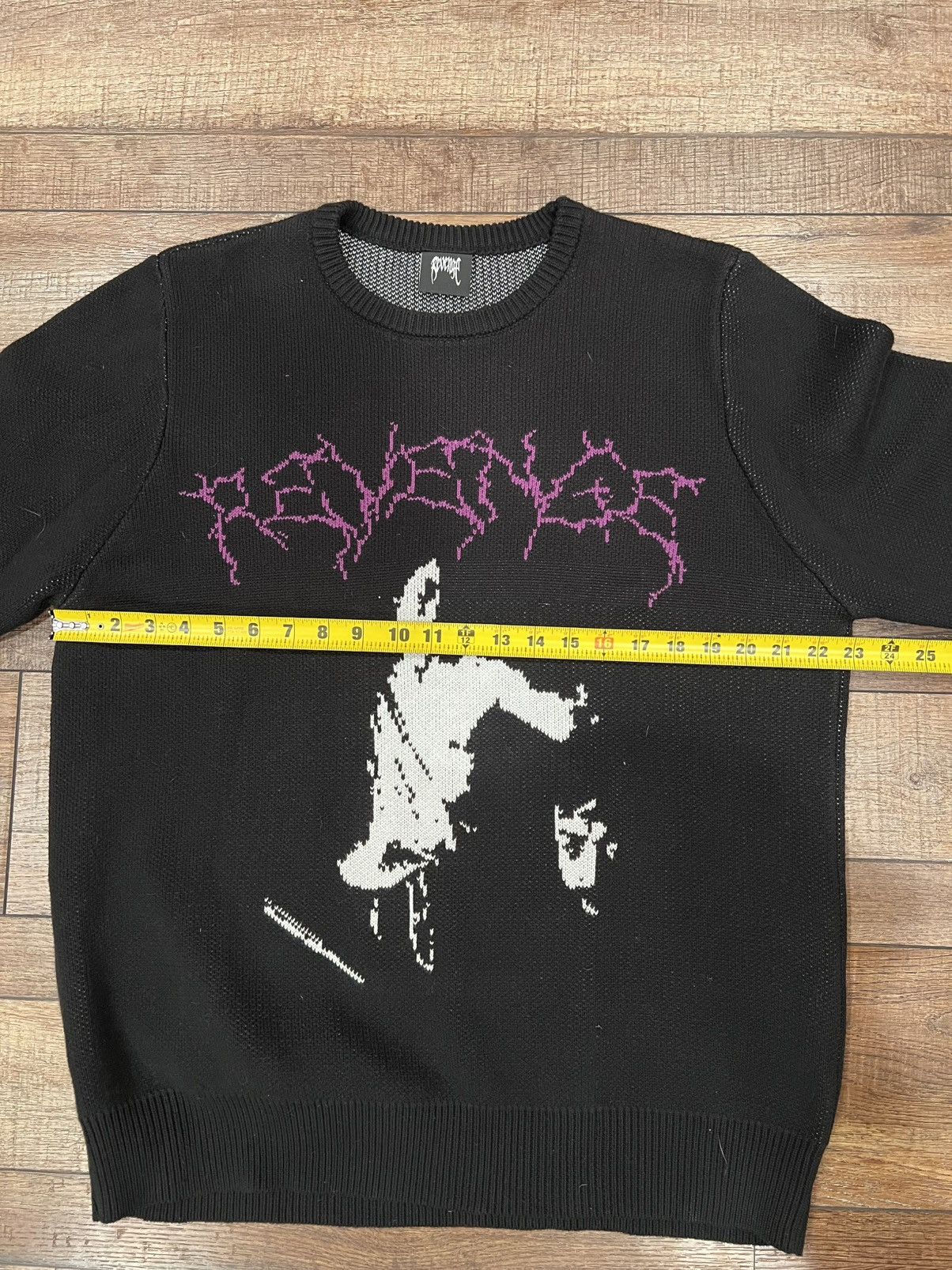 Revenge David & Goliath knit sweater Size US L / EU 52-54 / 3 - 4 Thumbnail