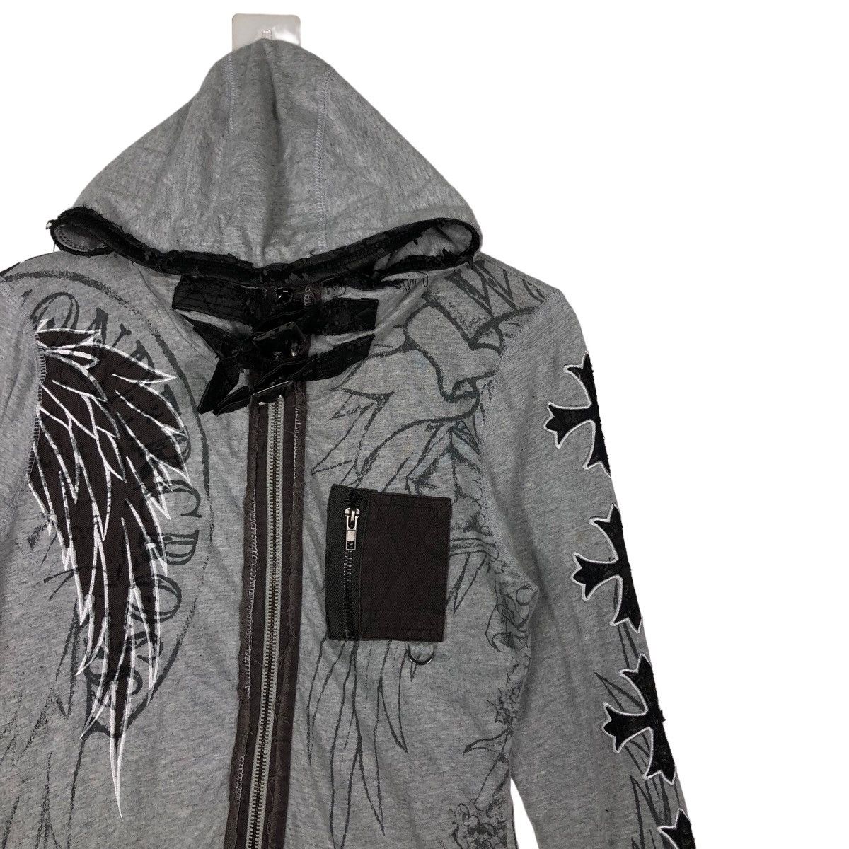 Hysteric Glamour 🔥Rare Hoodie Jacket Bondage Punk Design Over Print Ghtz Size US S / EU 44-46 / 1 - 5 Thumbnail