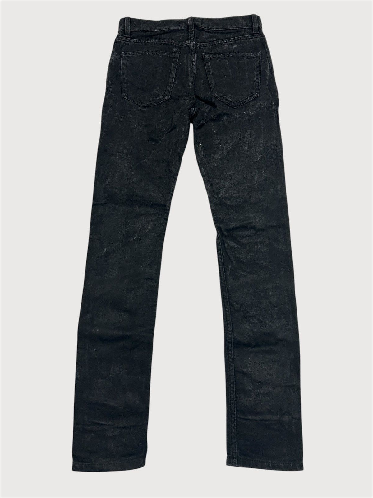 Balenciaga FW2013 Sample Enzyme Stone Washed Black Denim Size US 29 - 2 Thumbnail