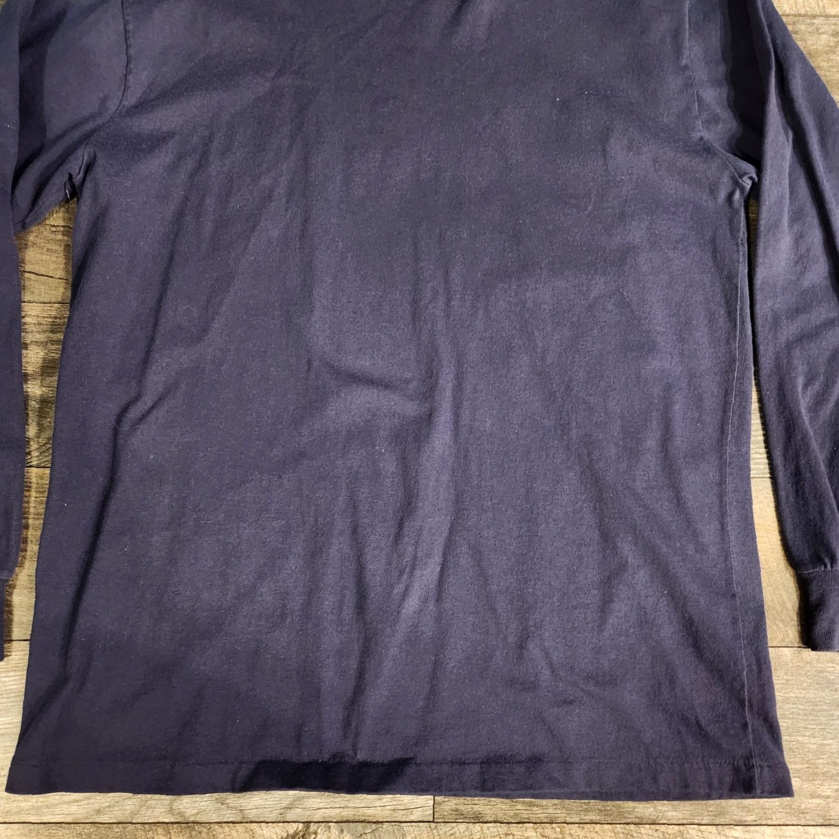 Vintage VINTAGE Mr. J Shop Jacobsons Turtleneck Sweatshirt Mens Large Navy Cotton USA Mens Sweater Pullover 80s KnIT / Navy, Blue, 80s, USA Size US L / EU 52-54 / 3 - 2 Thumbnail
