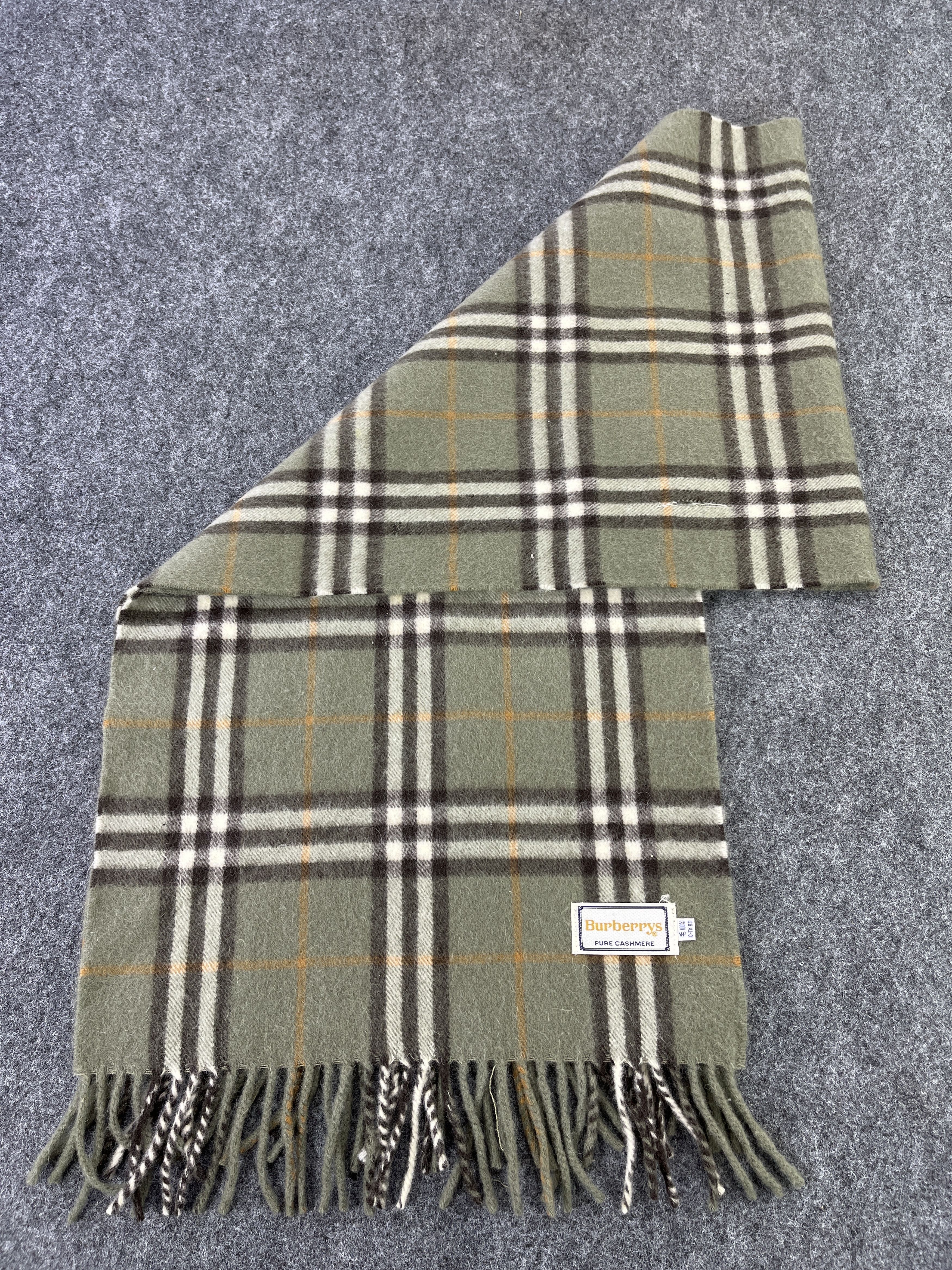 Burberry × Vintage Burberry Scarf / Muffler / Neckwear T213 Size ONE SIZE - 3 Thumbnail