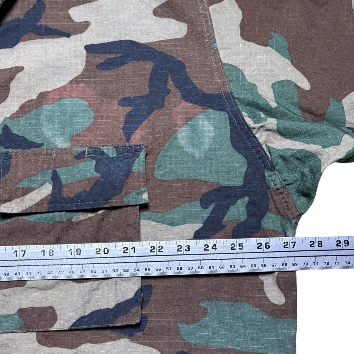 Other Vintage USGI Jacket Mens XL Long Woodland Camo Ripstop BDU Size US XL / EU 56 / 4 - 5 Thumbnail