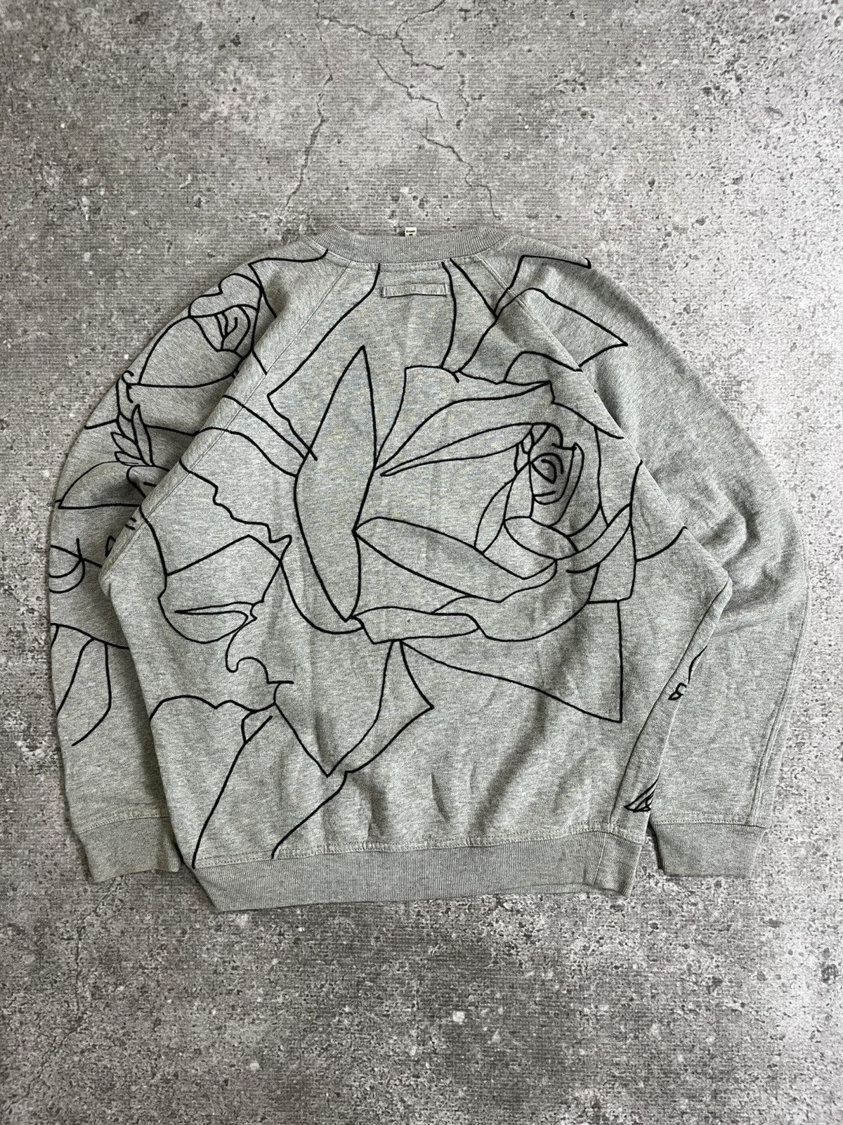 Jean Paul Gaultier Jean Paul Gaultier Face Floral Sweatshirt Size US M / EU 48-50 / 2 - 2 Thumbnail