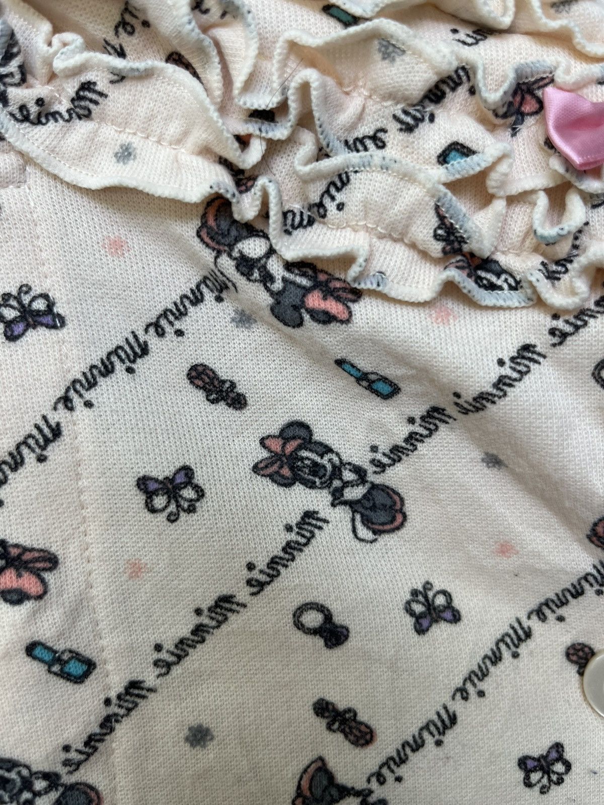 Cartoon Network 💥💥RARE DISNEY MINNIE MOUSE OVERPRINTED OVP BLOUSES Size L / US 10 / IT 46 - 5 Thumbnail