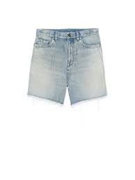 Saint Laurent Paris o1bcso1str1124 California Shorts in Blue Size US 28 / EU 44 - 1 Preview