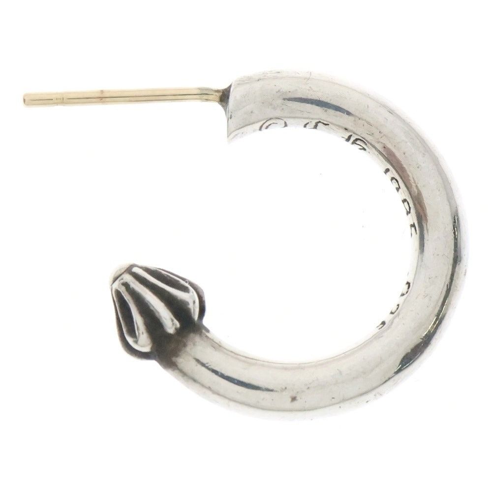 Chrome Hearts Chrome Hearts Silver Plain Hoop Earring BCA101 Size ONE SIZE - 2 Thumbnail