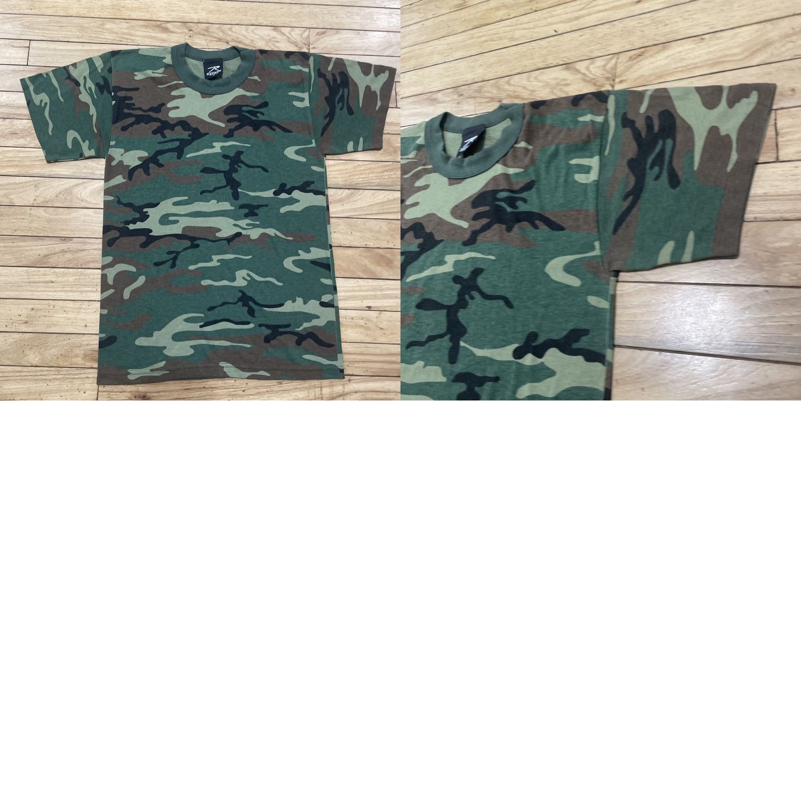 Rothco VINTAGE Rothco Army Surplus Shirt Men S Camouflage Green Army Forest Woodland Made USA Size US S / EU 44-46 / 1 - 10 Thumbnail
