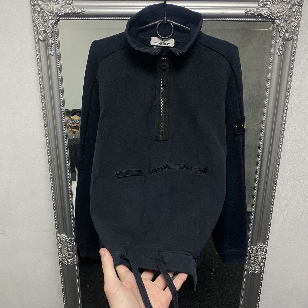 Stone Island Vintage Stone Island 1/4 zip Sweatshirt Size US S / EU 44-46 / 1 - 3 Thumbnail